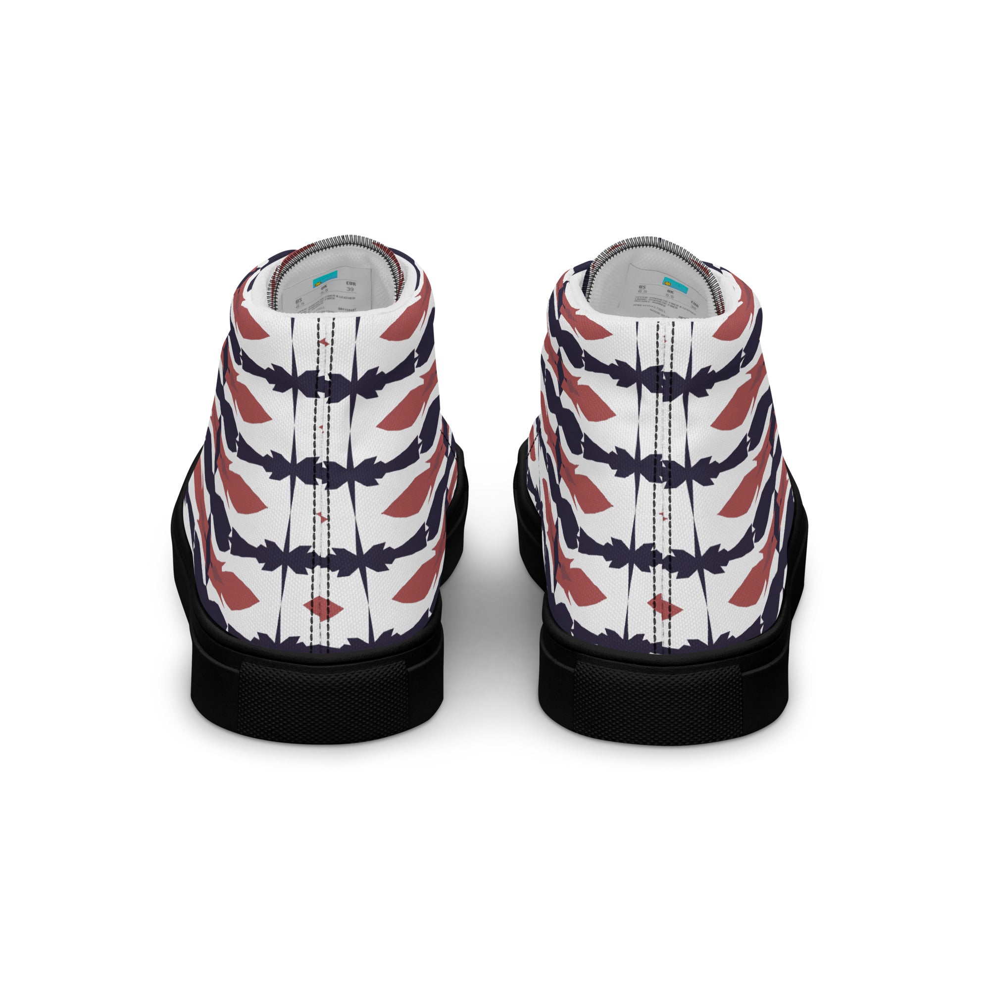 Gulf Shore Women's High Top Canvas Shoes Triboca Arts