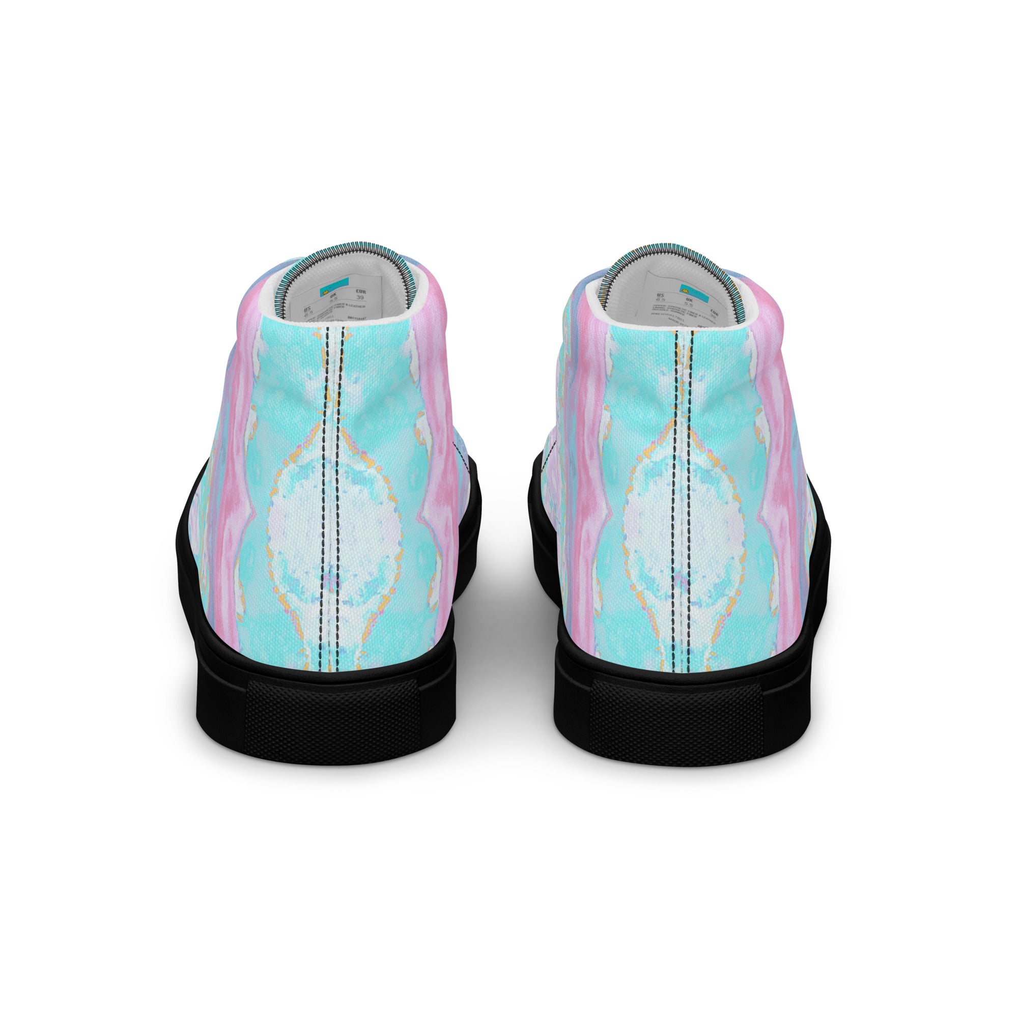 Gulf Shore Women's High Top Canvas Shoes Triboca Arts