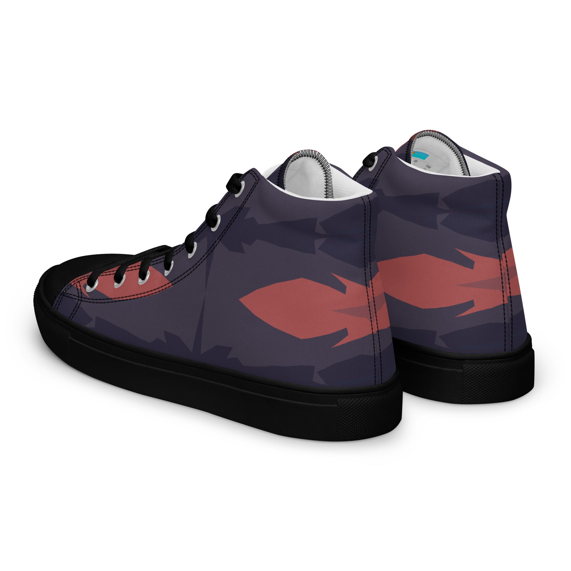 Gulf Shore Women's High Top Canvas Shoes Triboca Arts