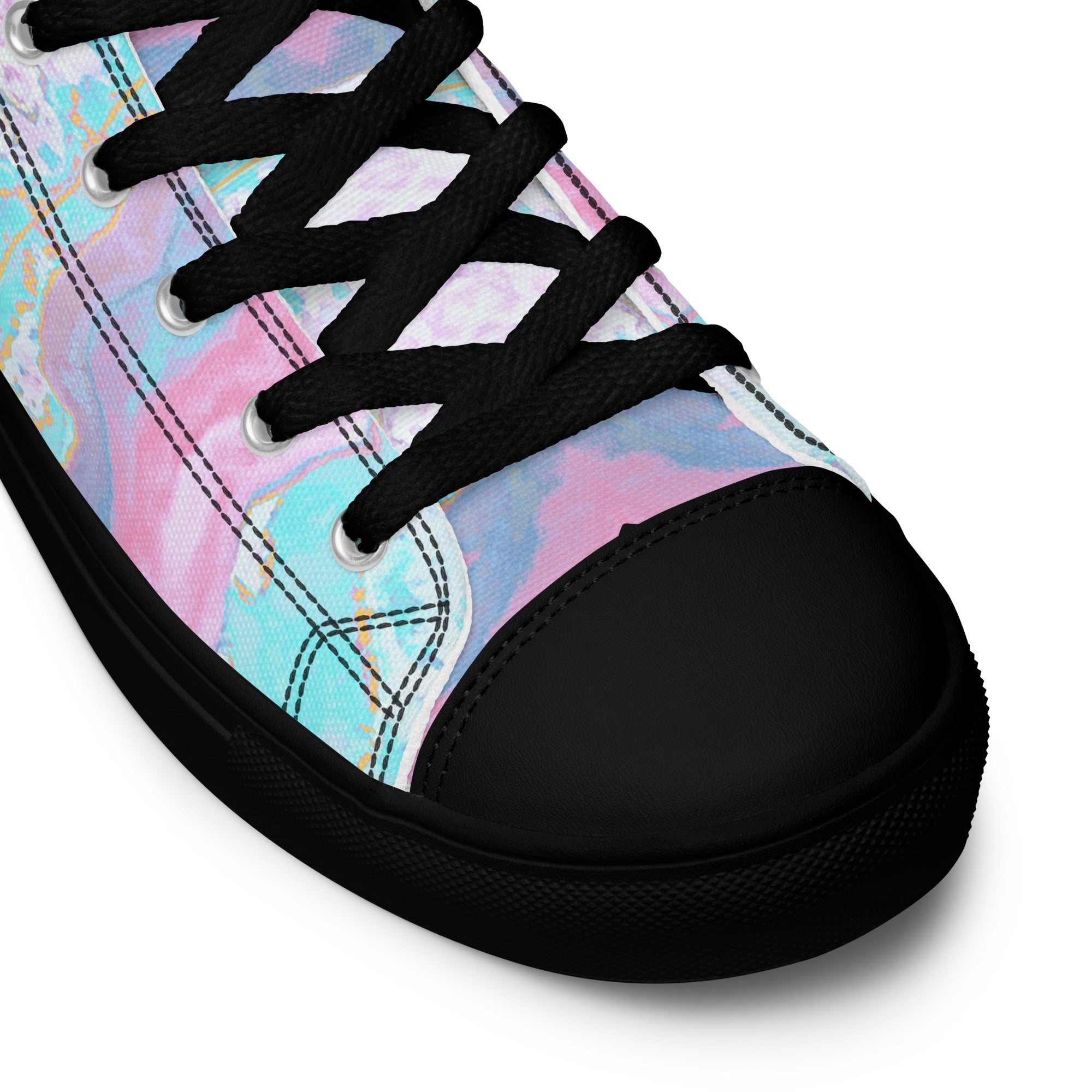 Gulf Shore Women's High Top Canvas Shoes Triboca Arts   