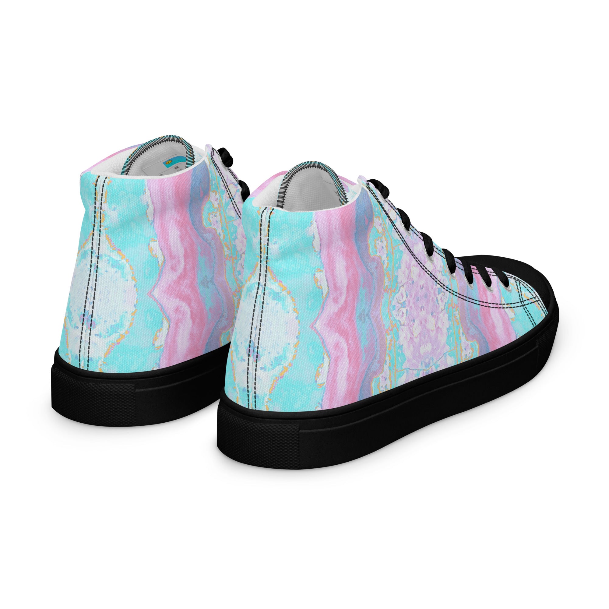 Gulf Shore Women's High Top Canvas Shoes Triboca Arts