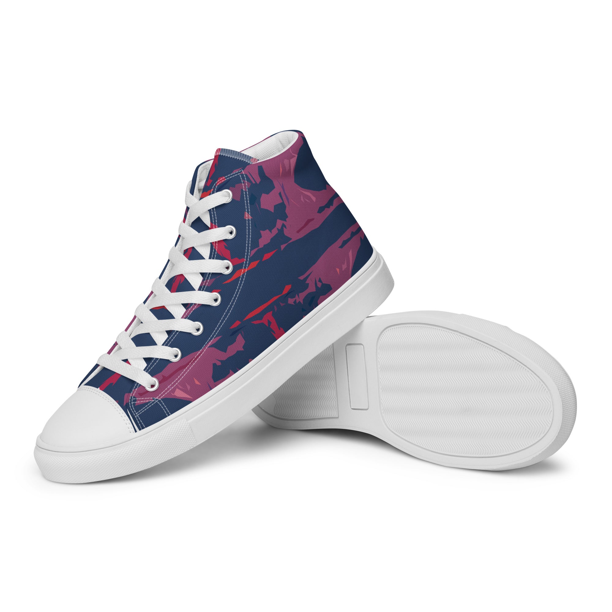 Bay Jetties Women’s High Top Canvas Shoes Triboca Arts