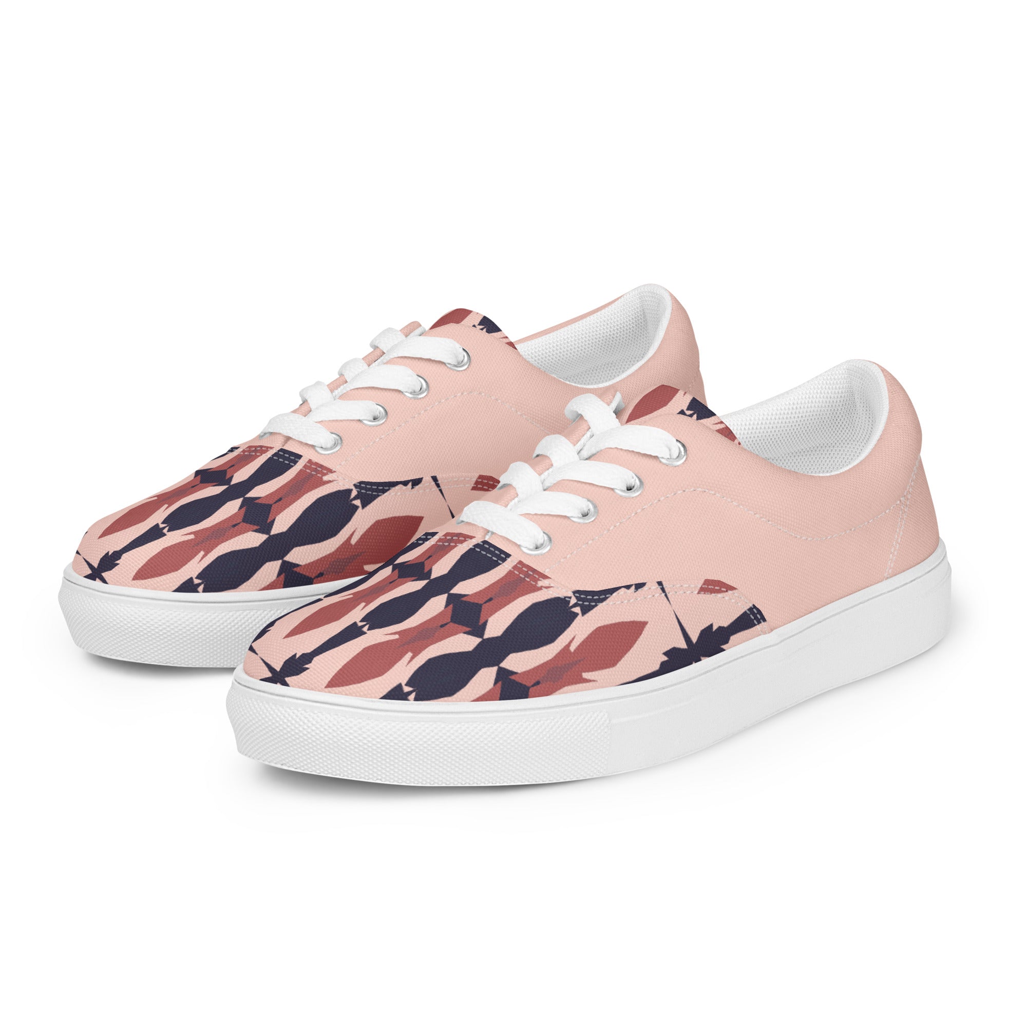 Gulf Shore Women's Lace-Up Canvas Shoes Triboca Arts