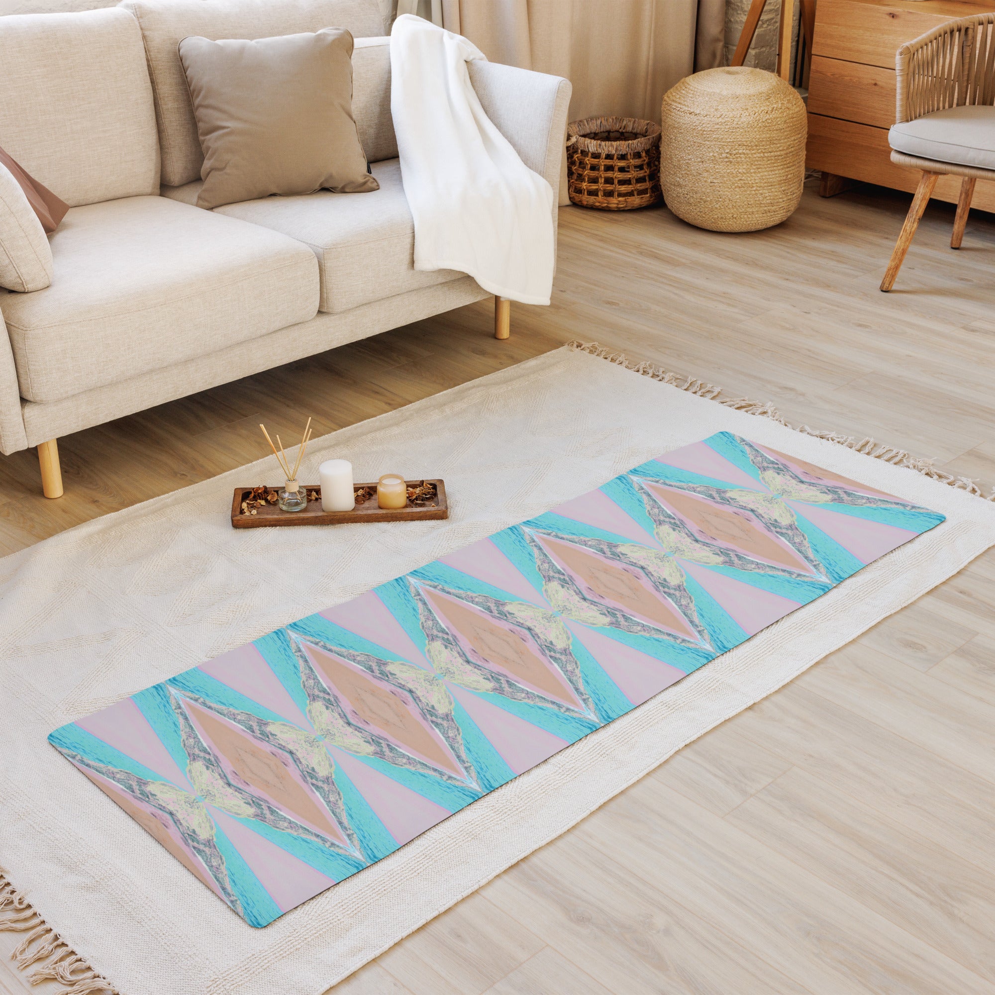Point Aqua Yoga mat Triboca Arts