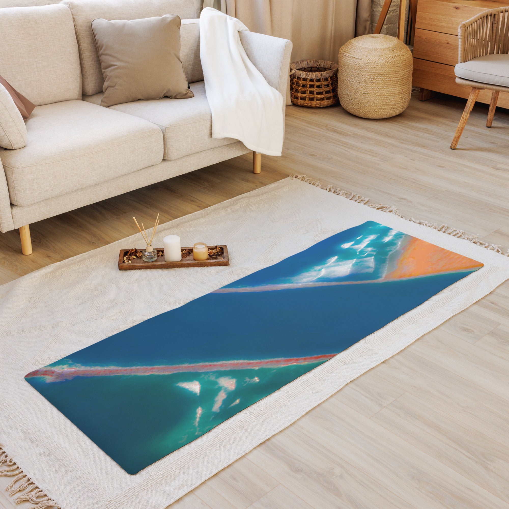Bay Jetties Yoga mat Triboca Arts Default Title