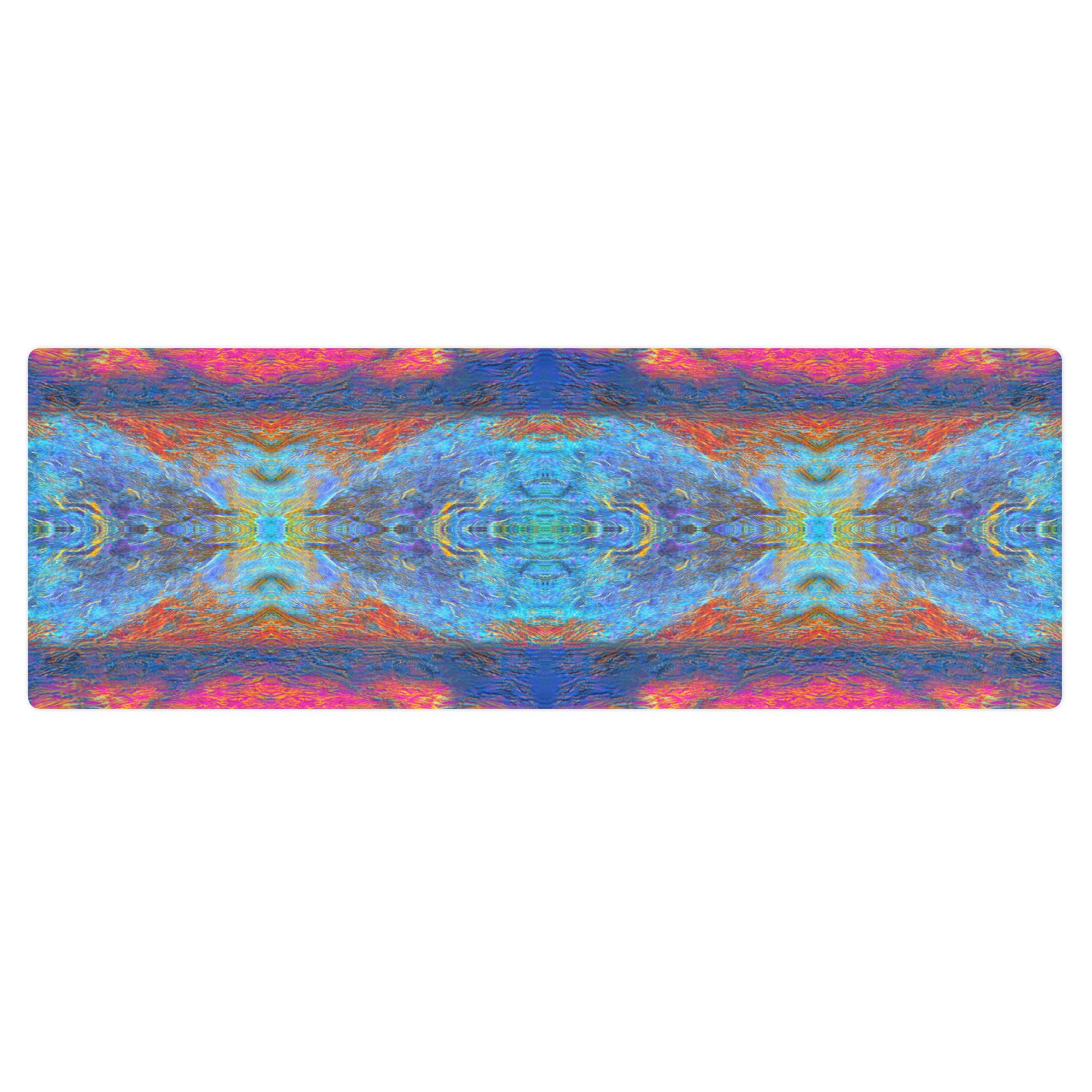 Painted Frost Yoga Mat Triboca Arts   