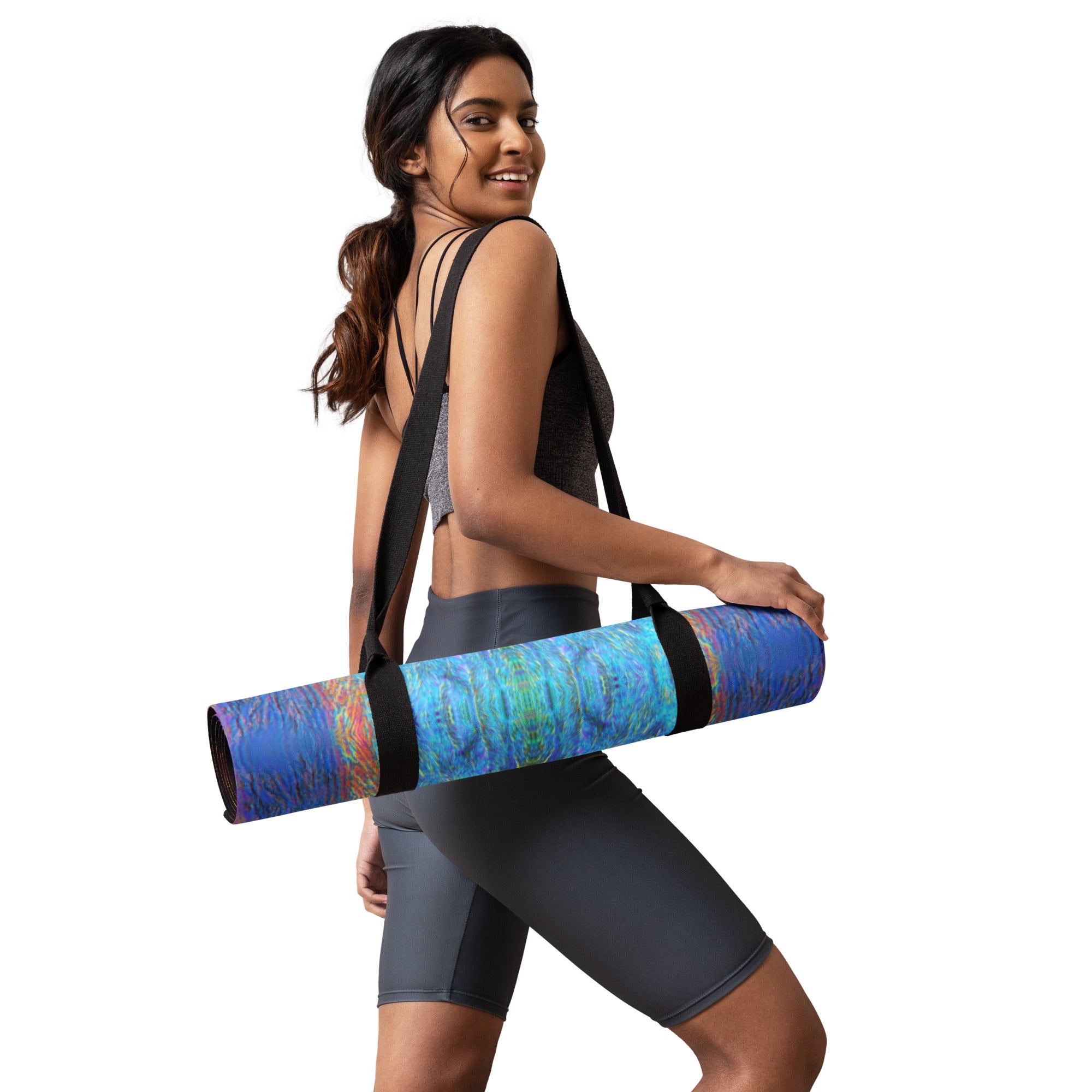 Painted Frost Yoga Mat Triboca Arts