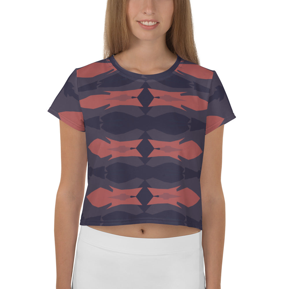 Gulf Shore Crop Tee Triboca Arts XS  