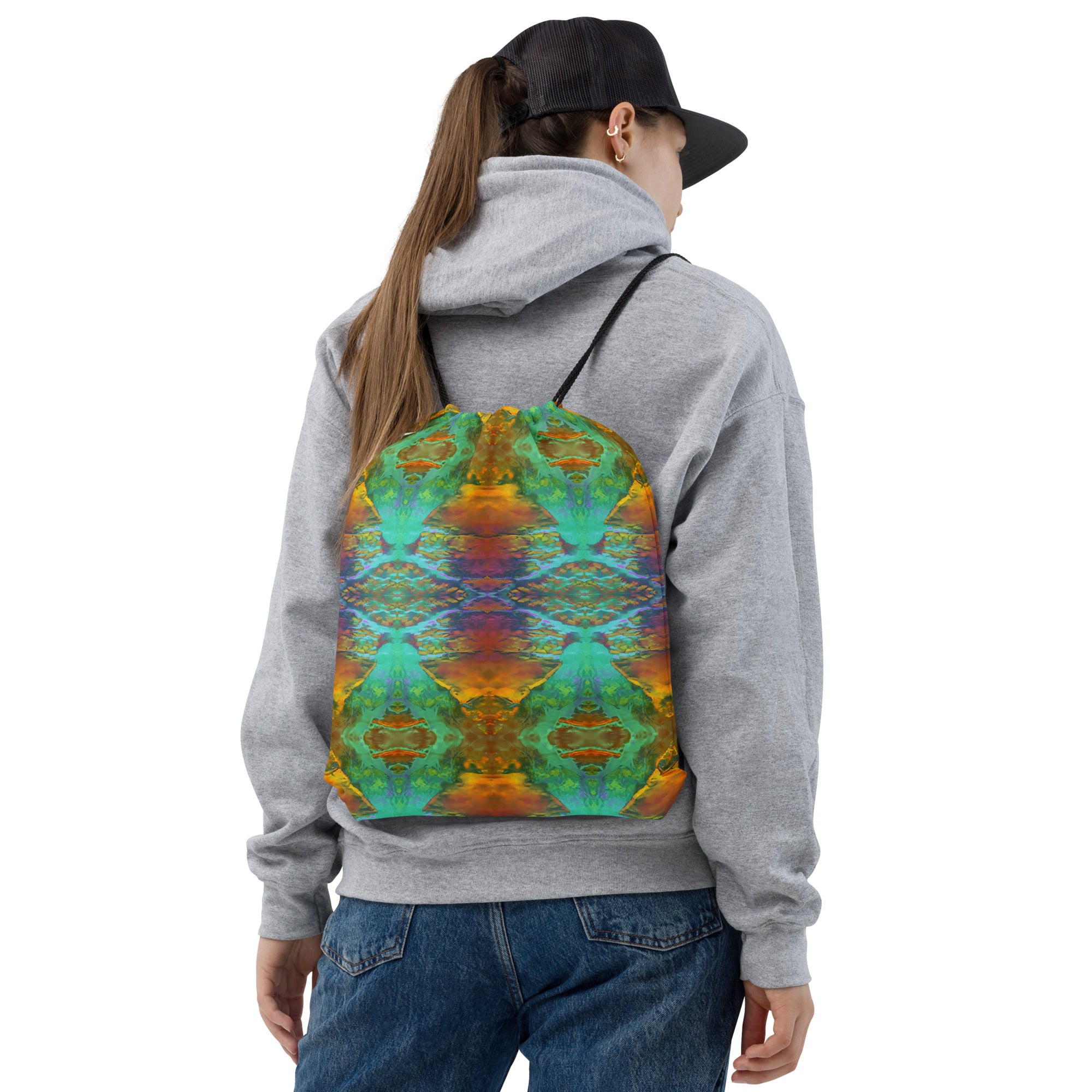 Gold Canyon Drawstring Bag Triboca Arts Default Title  