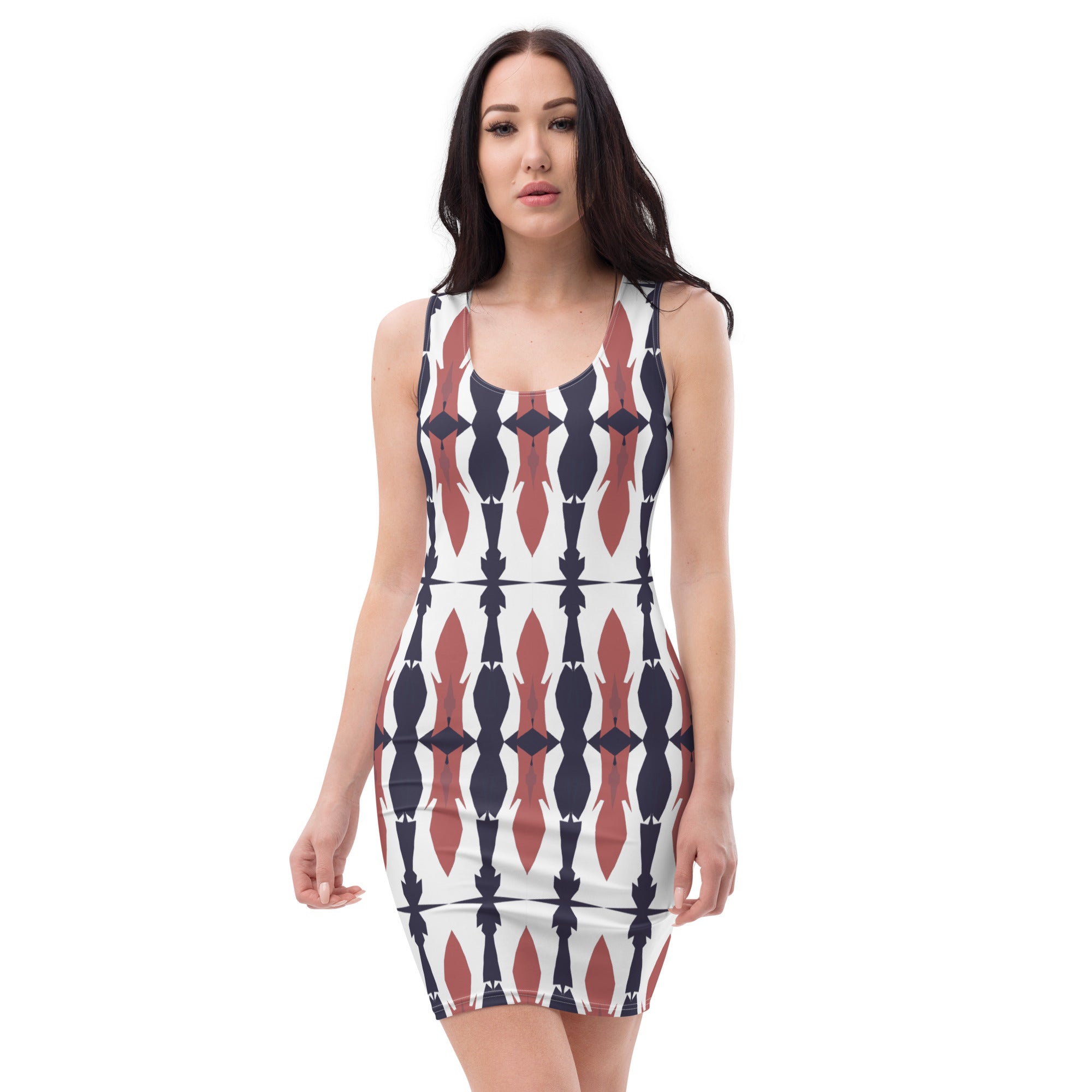 Gulf Shore Sleeveless Bodycon Dress Triboca Arts XS  