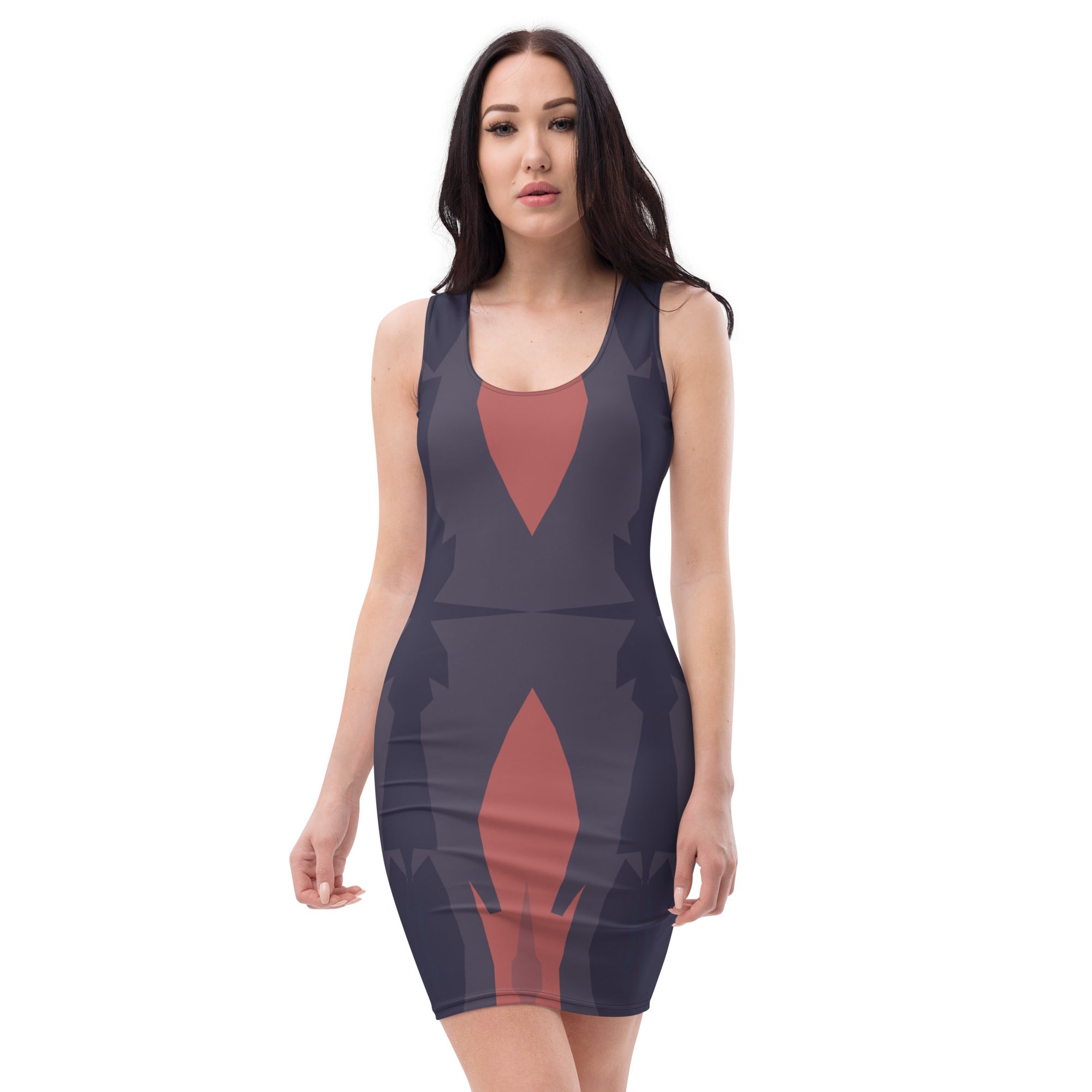 Gulf Shore Sleeveless Bodycon Dress Triboca Arts XS  