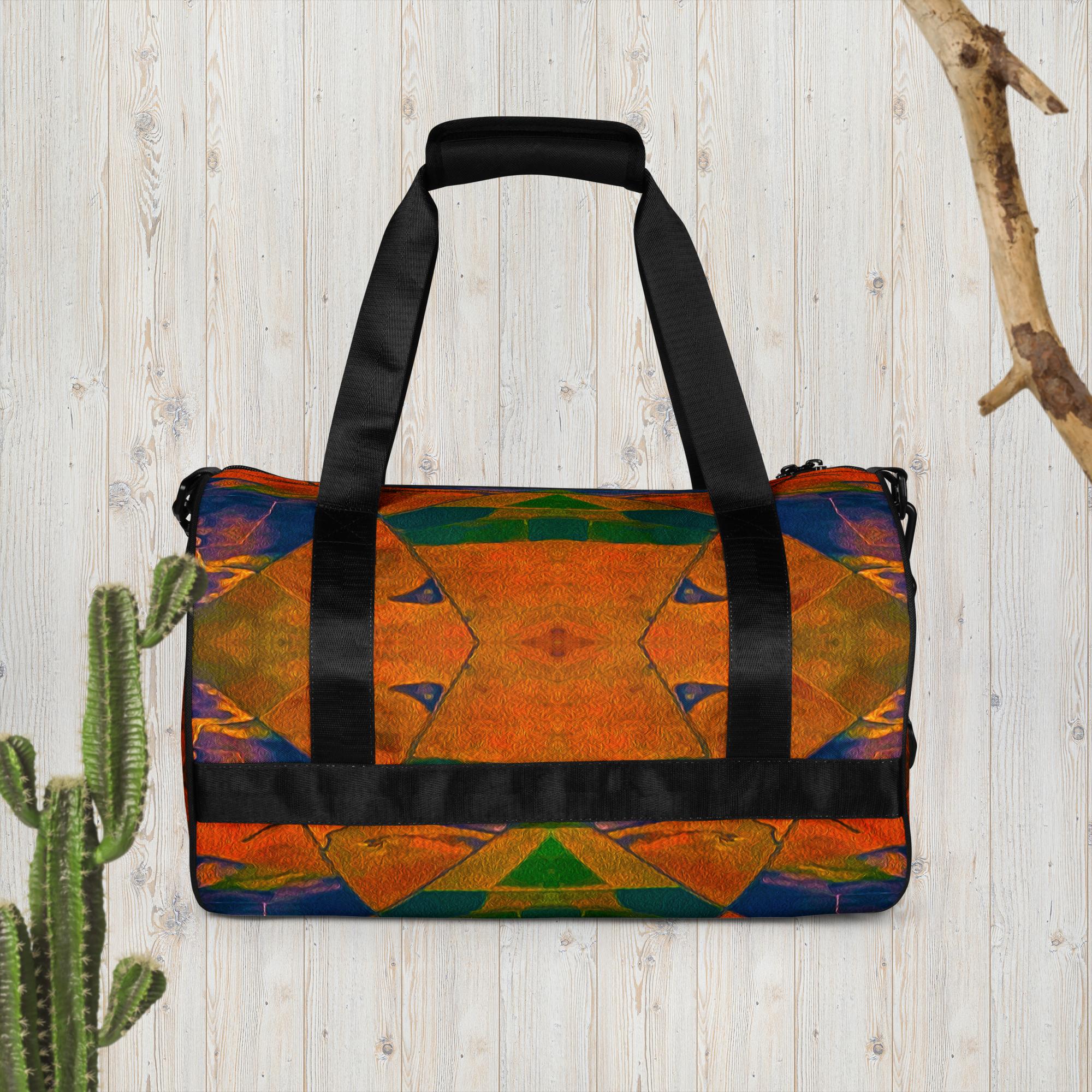 Abstract Plains Gym Bag Triboca Arts   