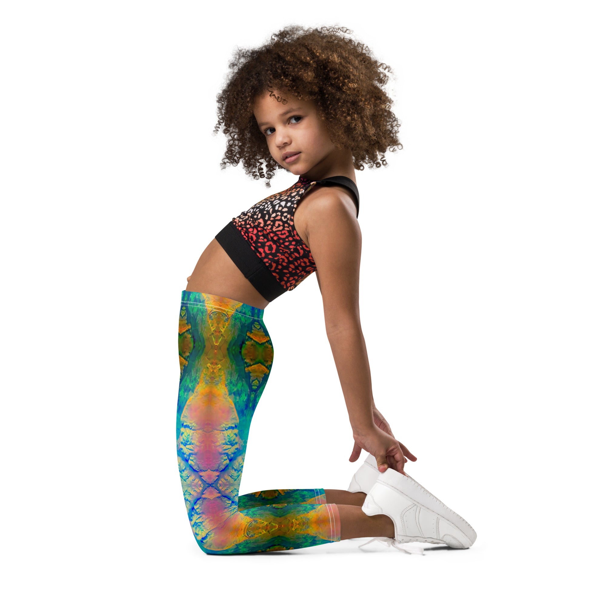 Gold Canyon Girl's Leggings Triboca Arts   