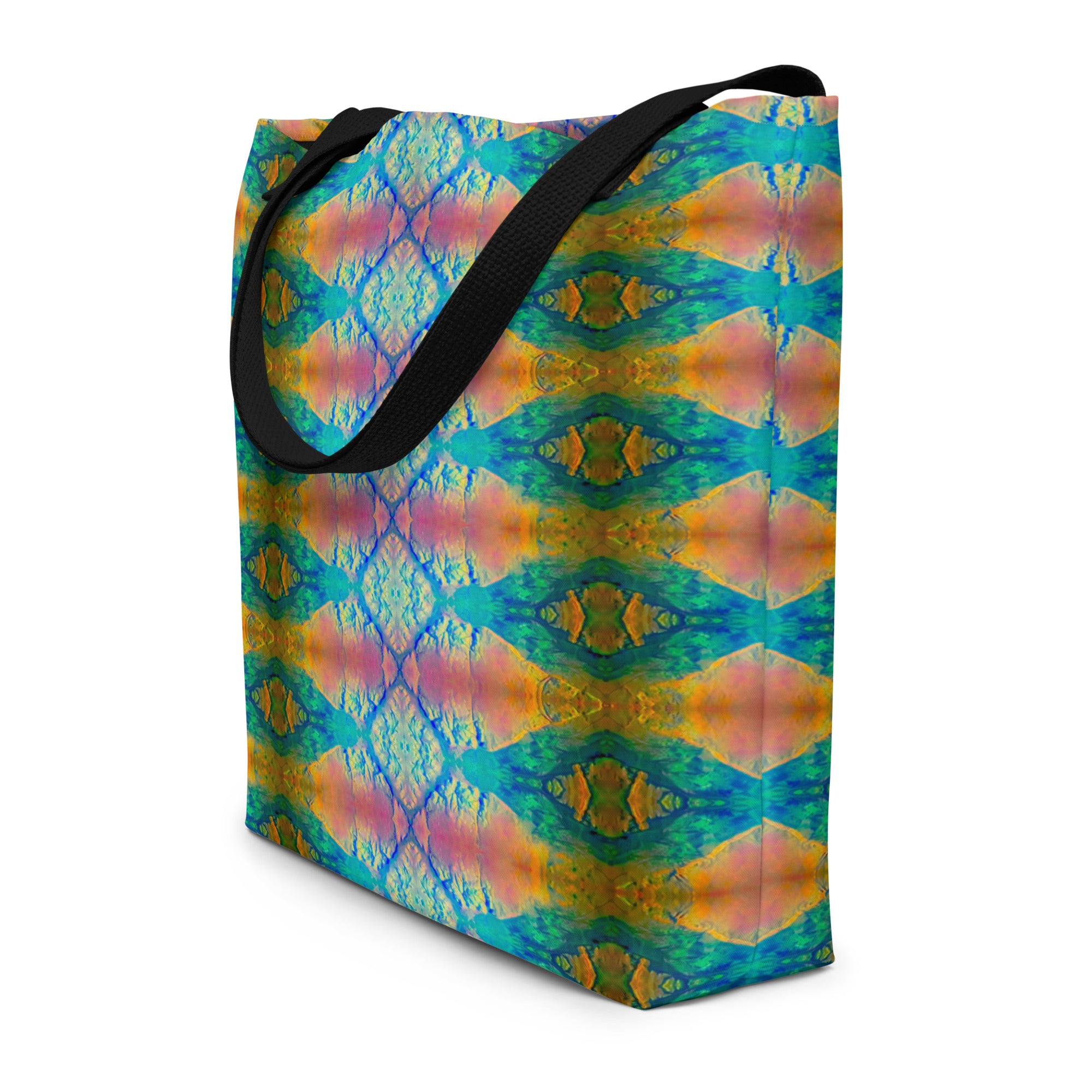 Gulf Shore Large Tote Bag With Pocket Triboca Arts   