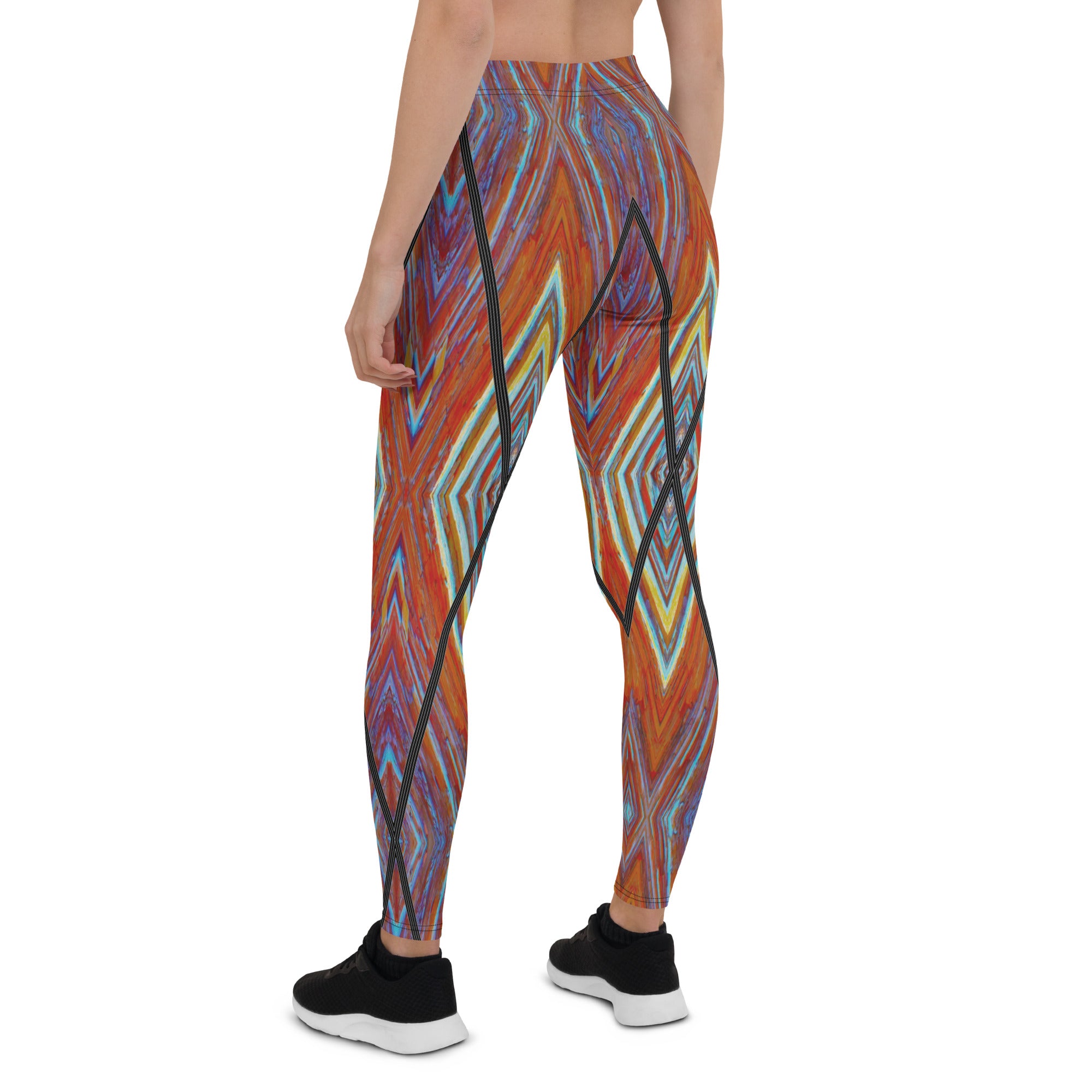 Diatomite Diamonds Women's Leggings Triboca Arts   