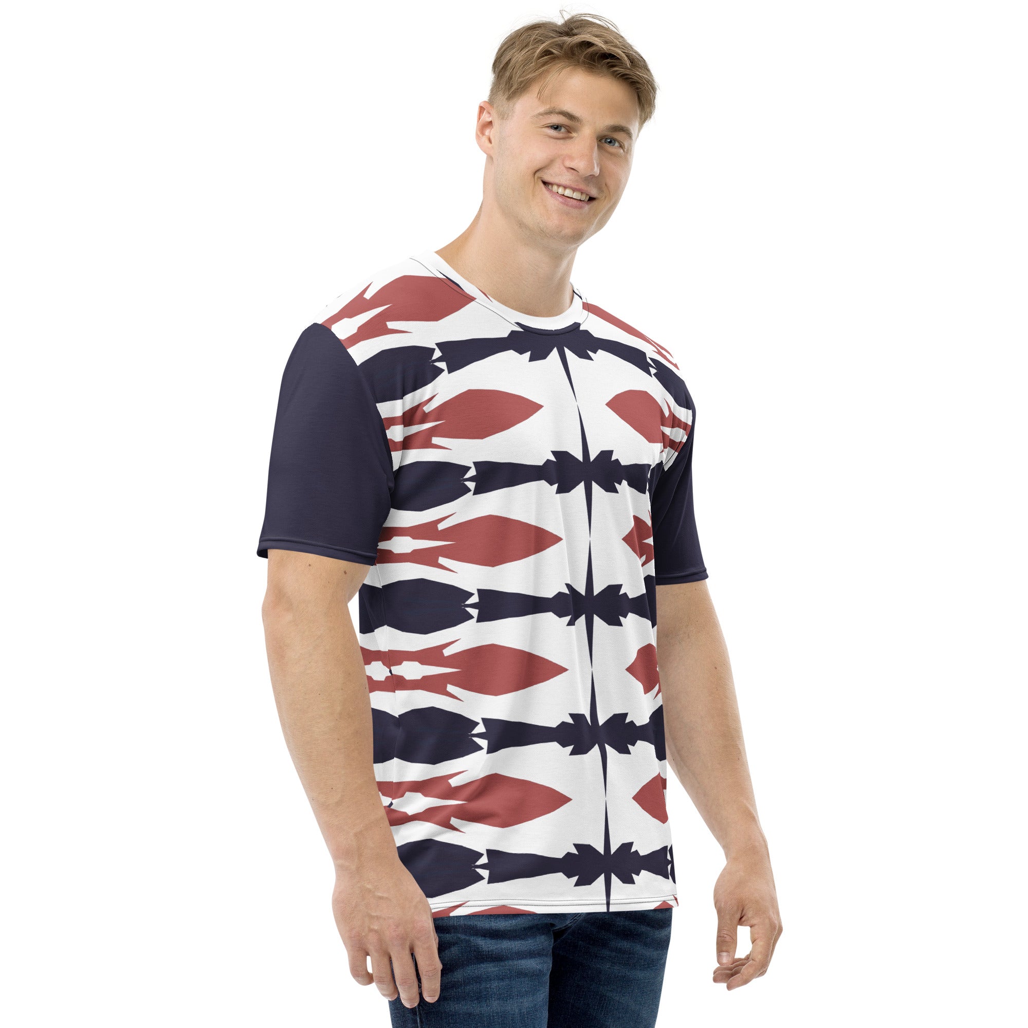Gulf Shore Men's Crew Neck T-Shirt Triboca Arts   