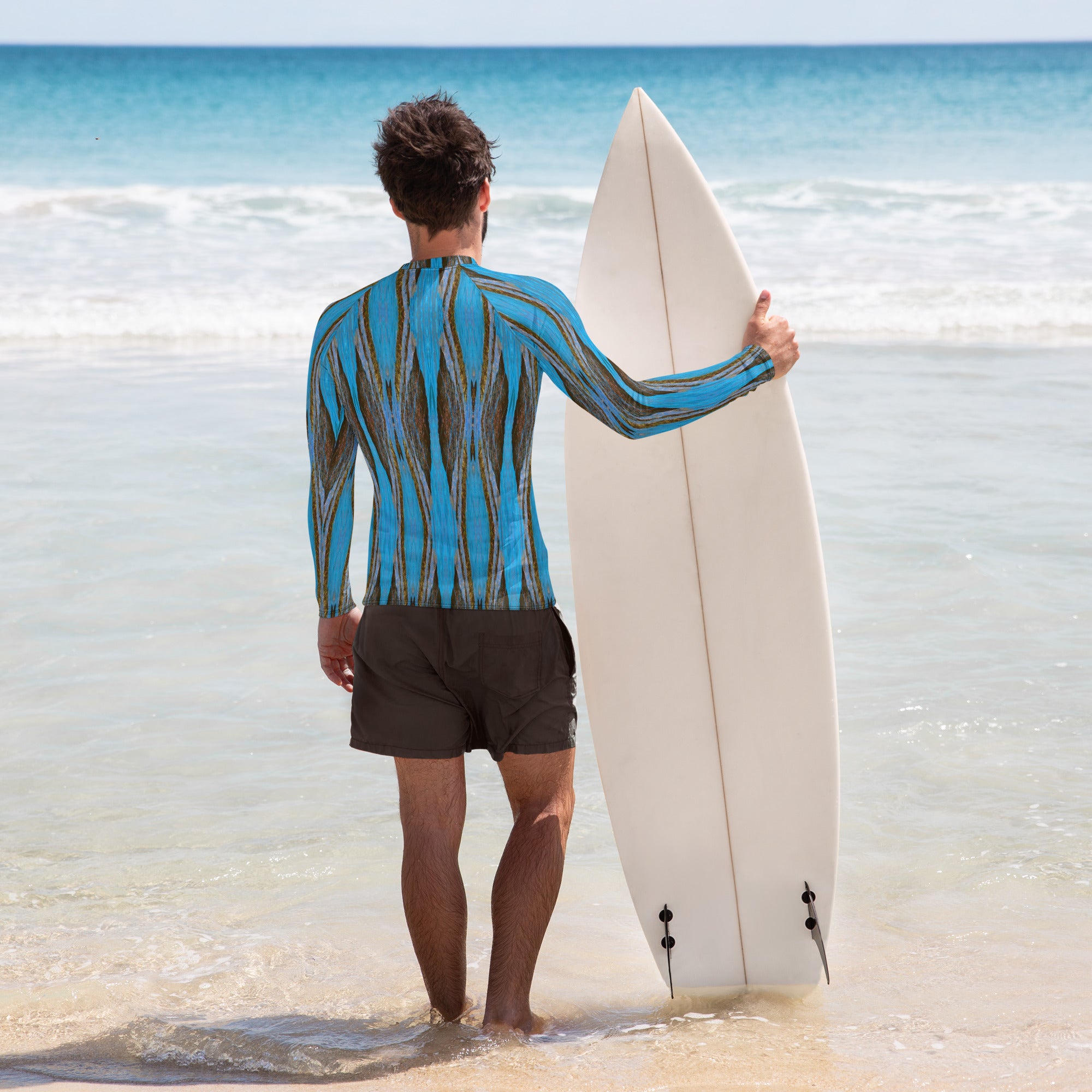 Monterey Azul Men's Long-Sleeve Rash Guard Triboca Arts   