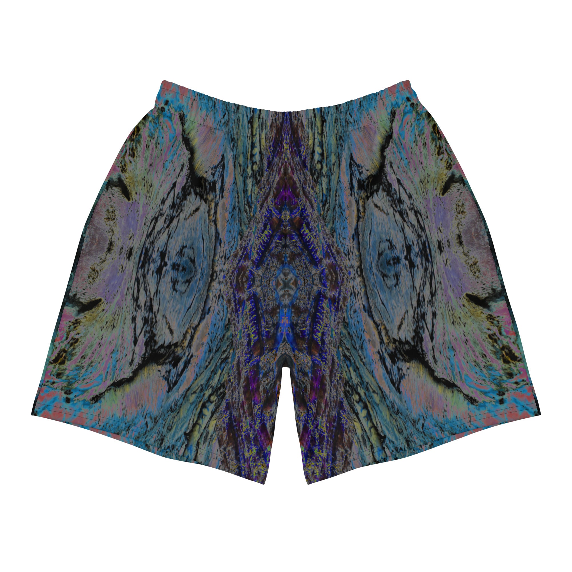 Salmon Reef Men's Eco-Friendly Athletic Shorts Triboca Arts   