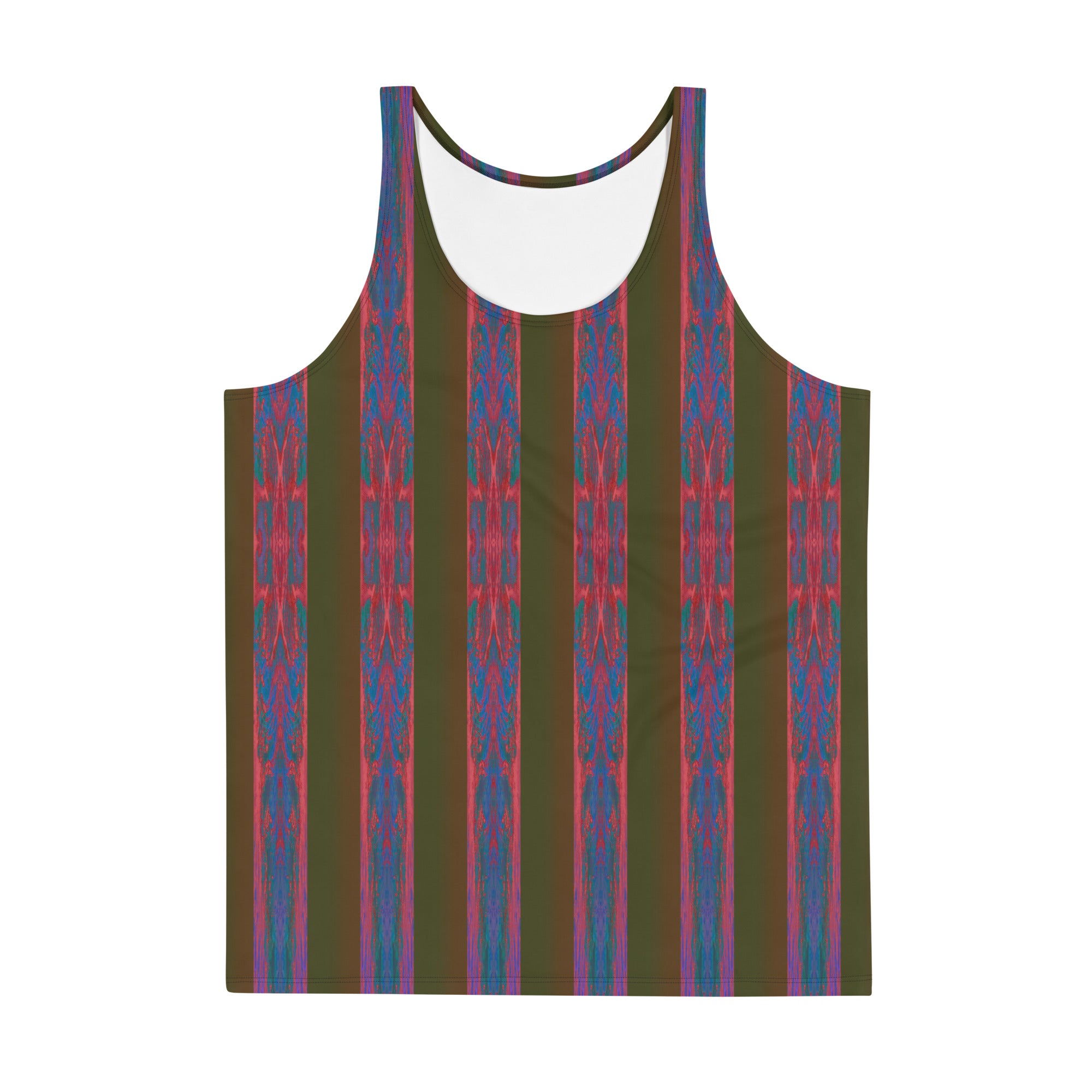 Salmon Reef Men's Tank Top Triboca Arts   