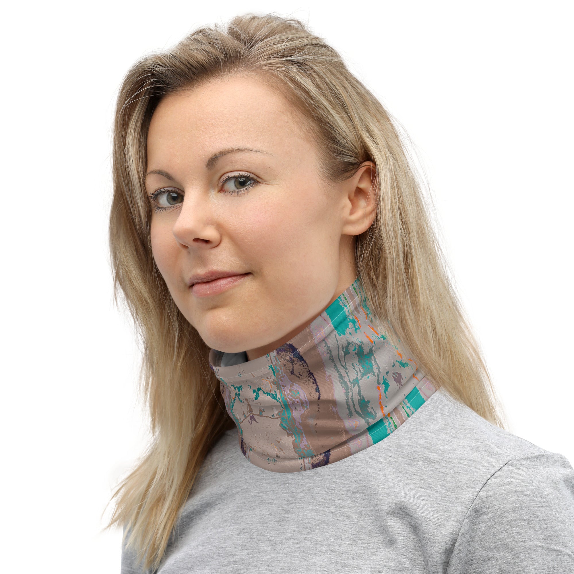 Gulf Shore Neck Gaiter Triboca Arts   
