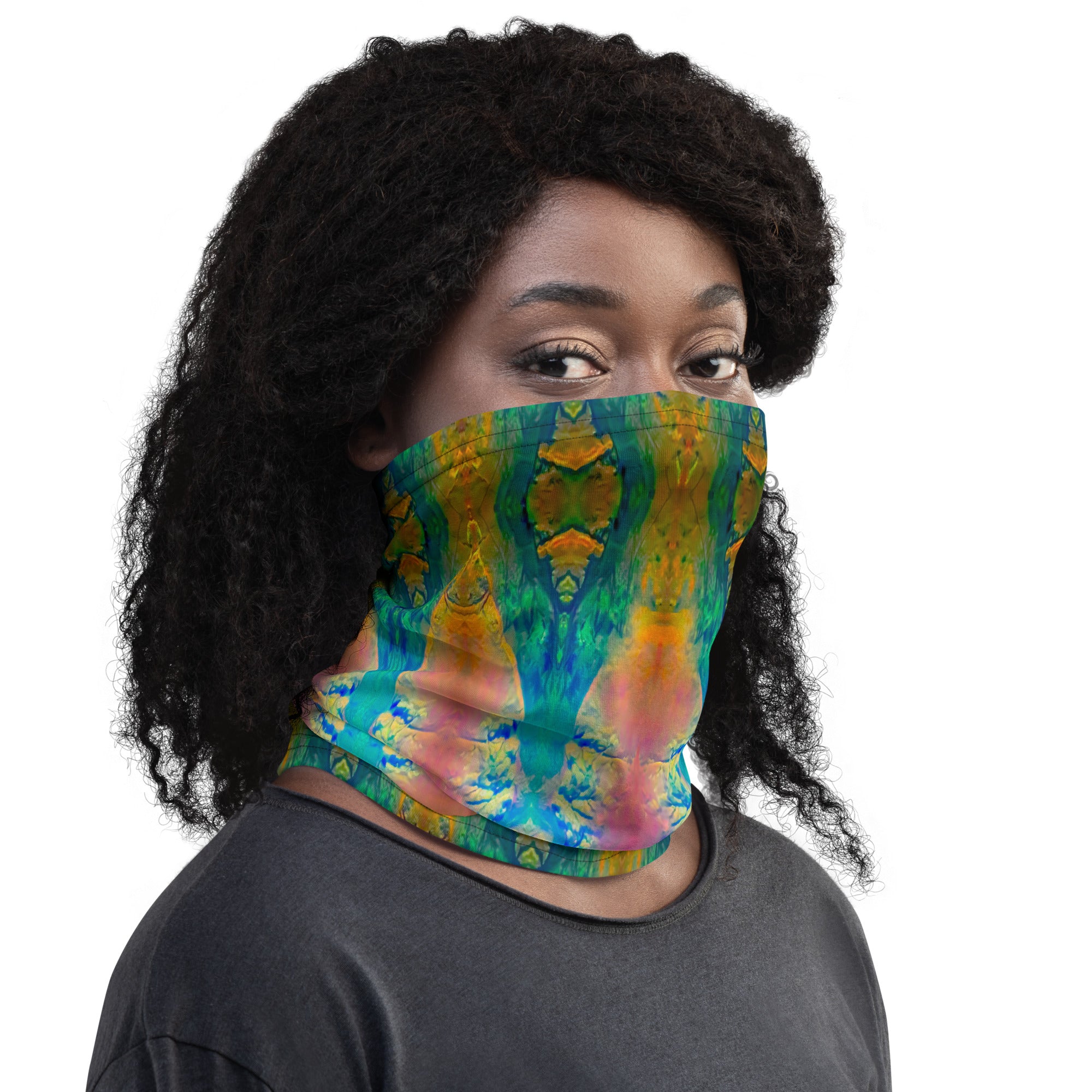 Gold Canyon Neck Gaiter Triboca Arts   
