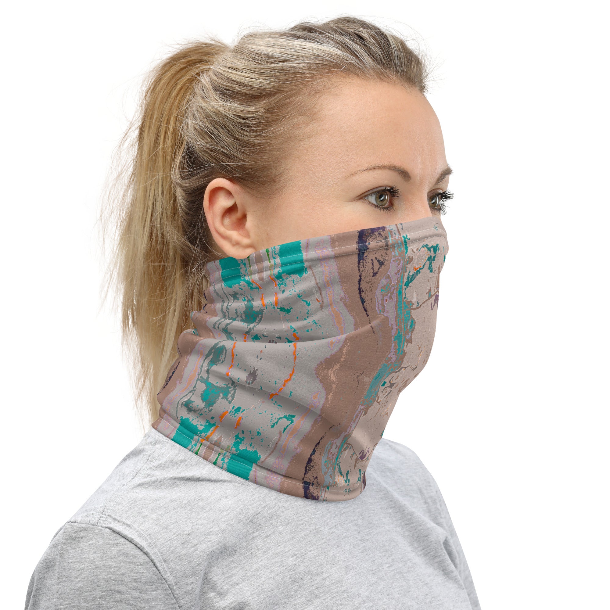 Gulf Shore Neck Gaiter Triboca Arts   