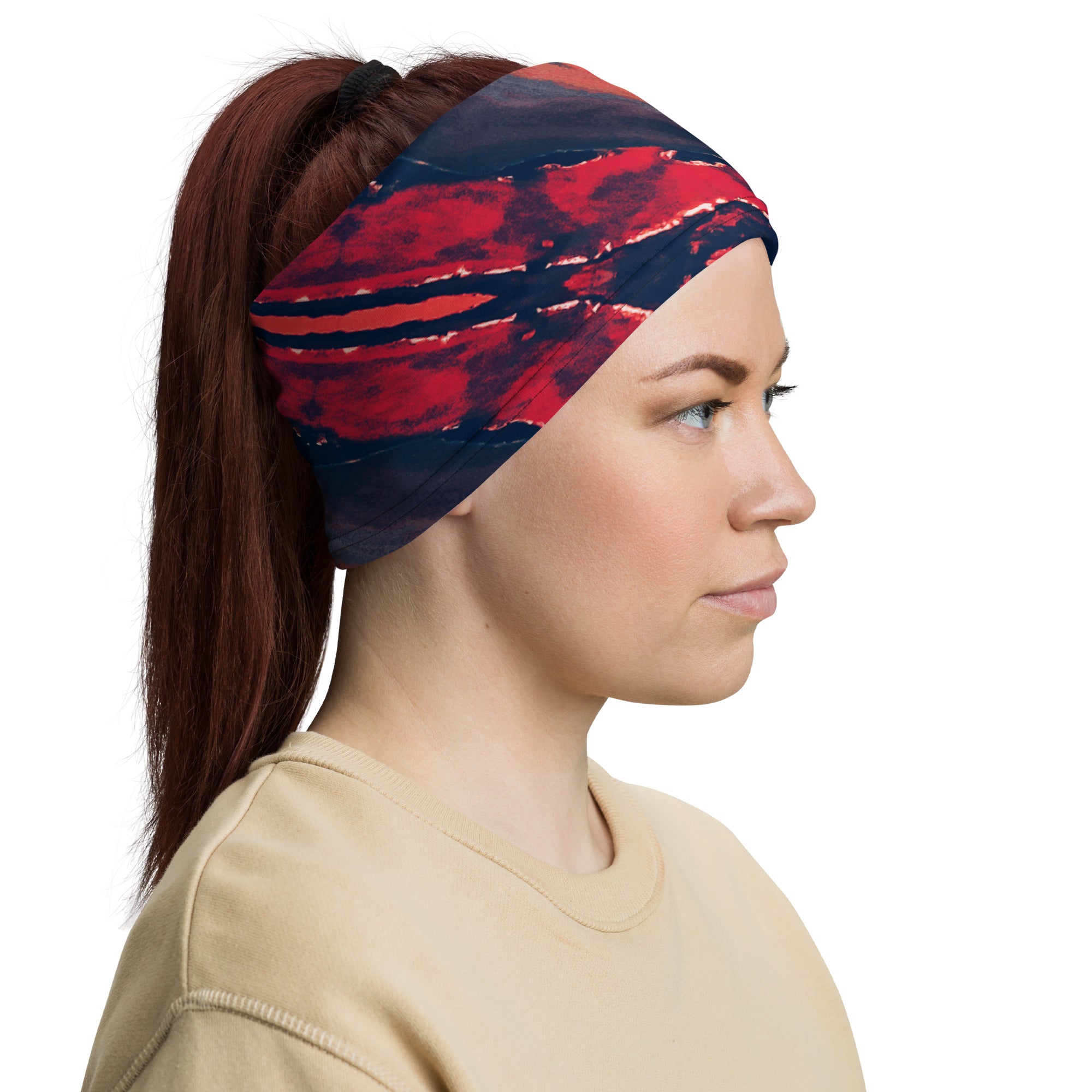 Gulf Shore Neck Gaiter Triboca Arts   