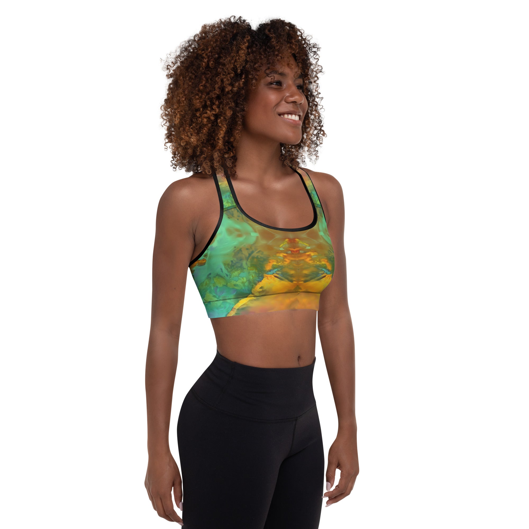 Gold Canyon Padded Sports Bra Triboca Arts   