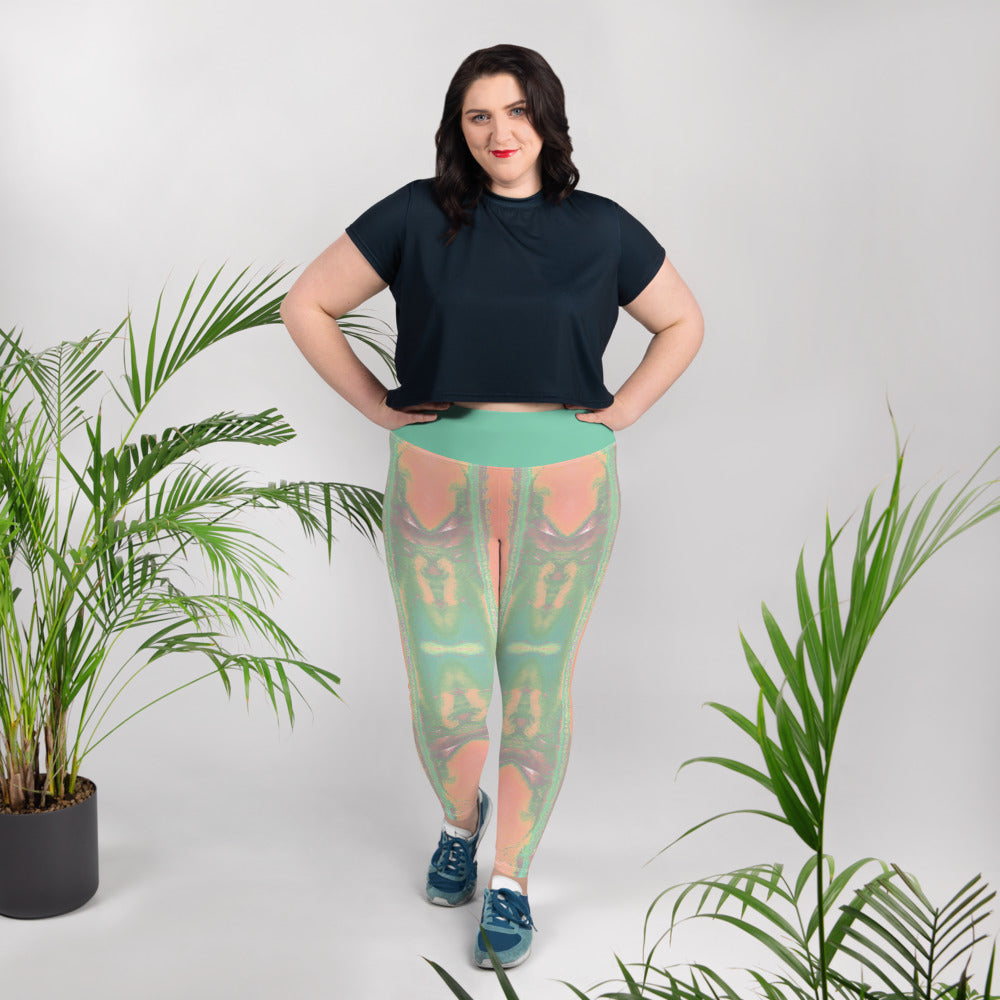 Bay Jetties Plus Size Leggings Triboca Arts   