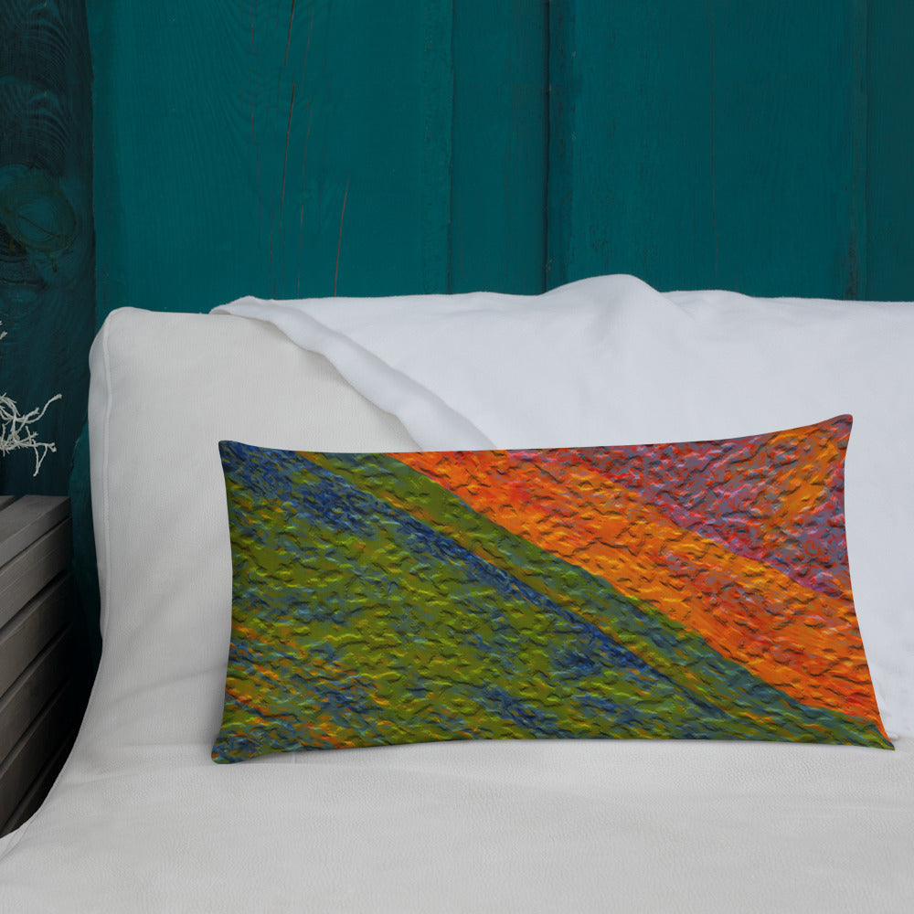 Painted Monzonite Premium Pillow Triboca Arts   