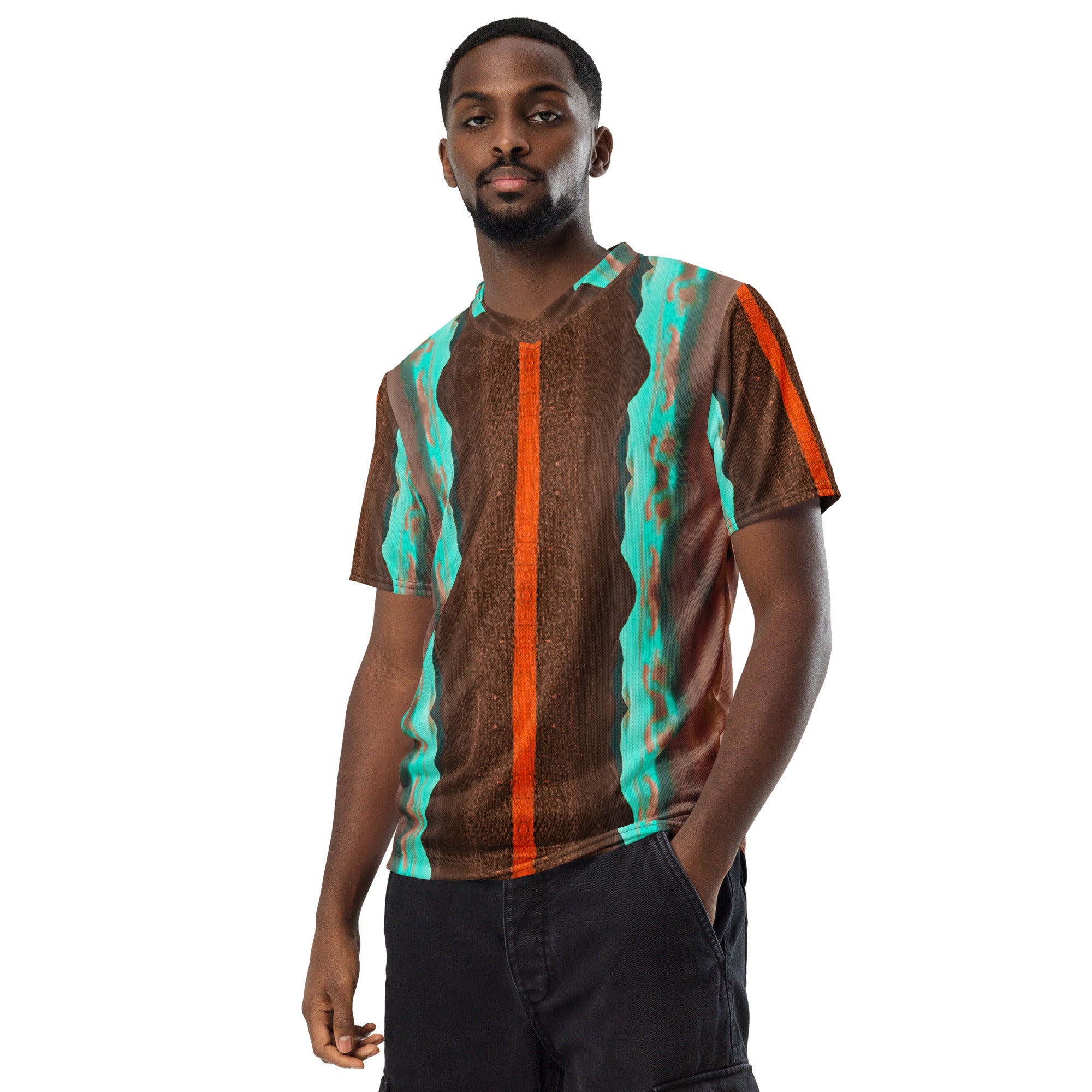 Mojave Trails Men's Eco-Friendly Sports Jersey Triboca Arts 2XS  