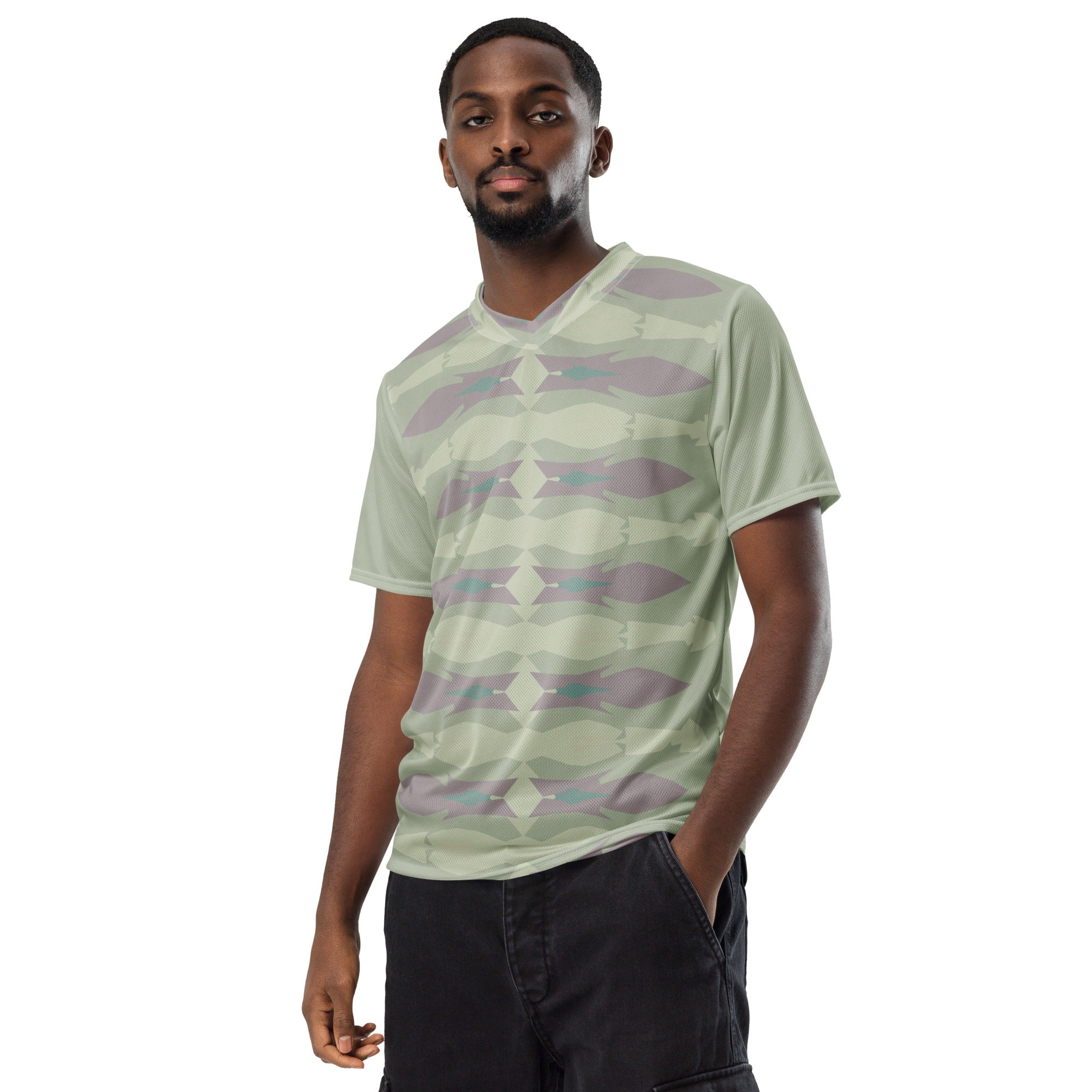 Gulf Shore Mint Unisex Eco-Friendly Sports Jersey Triboca Arts   