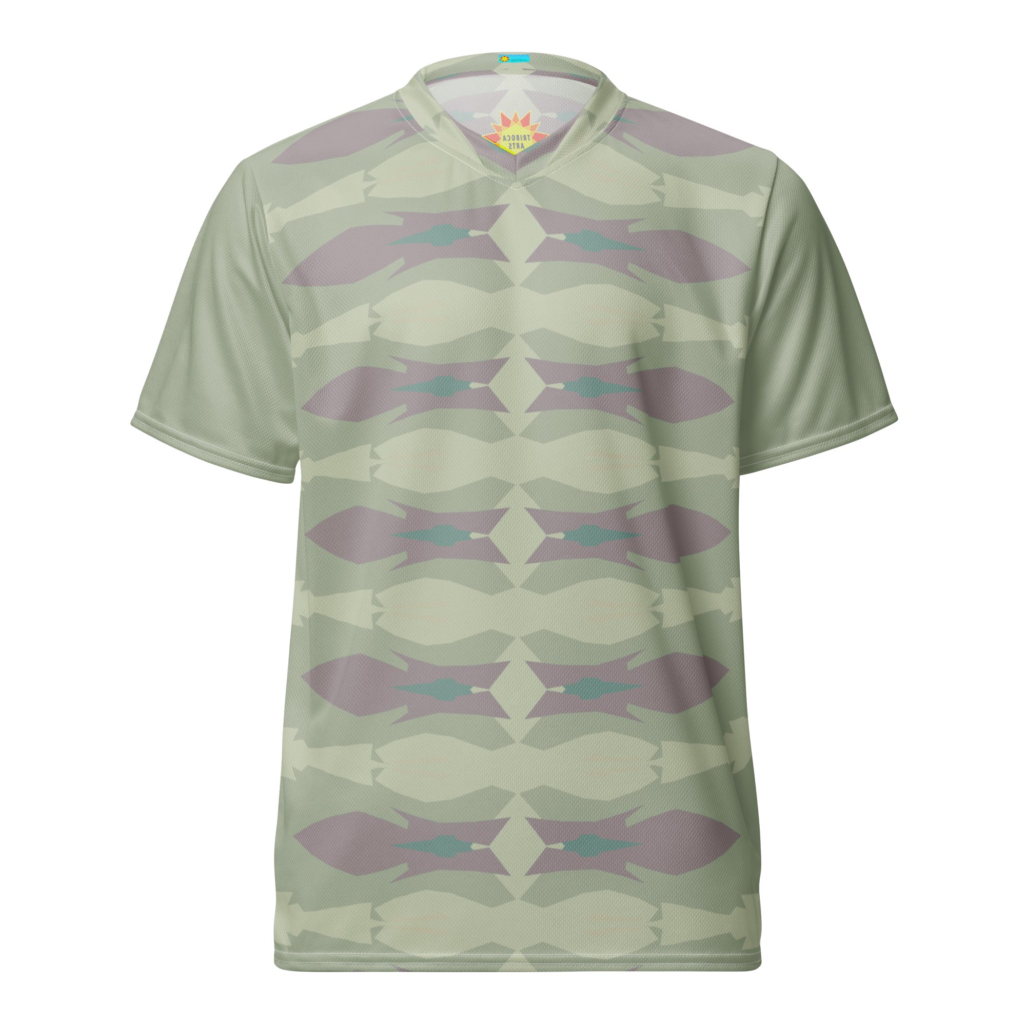Gulf Shore Mint Unisex Eco-Friendly Sports Jersey Triboca Arts   