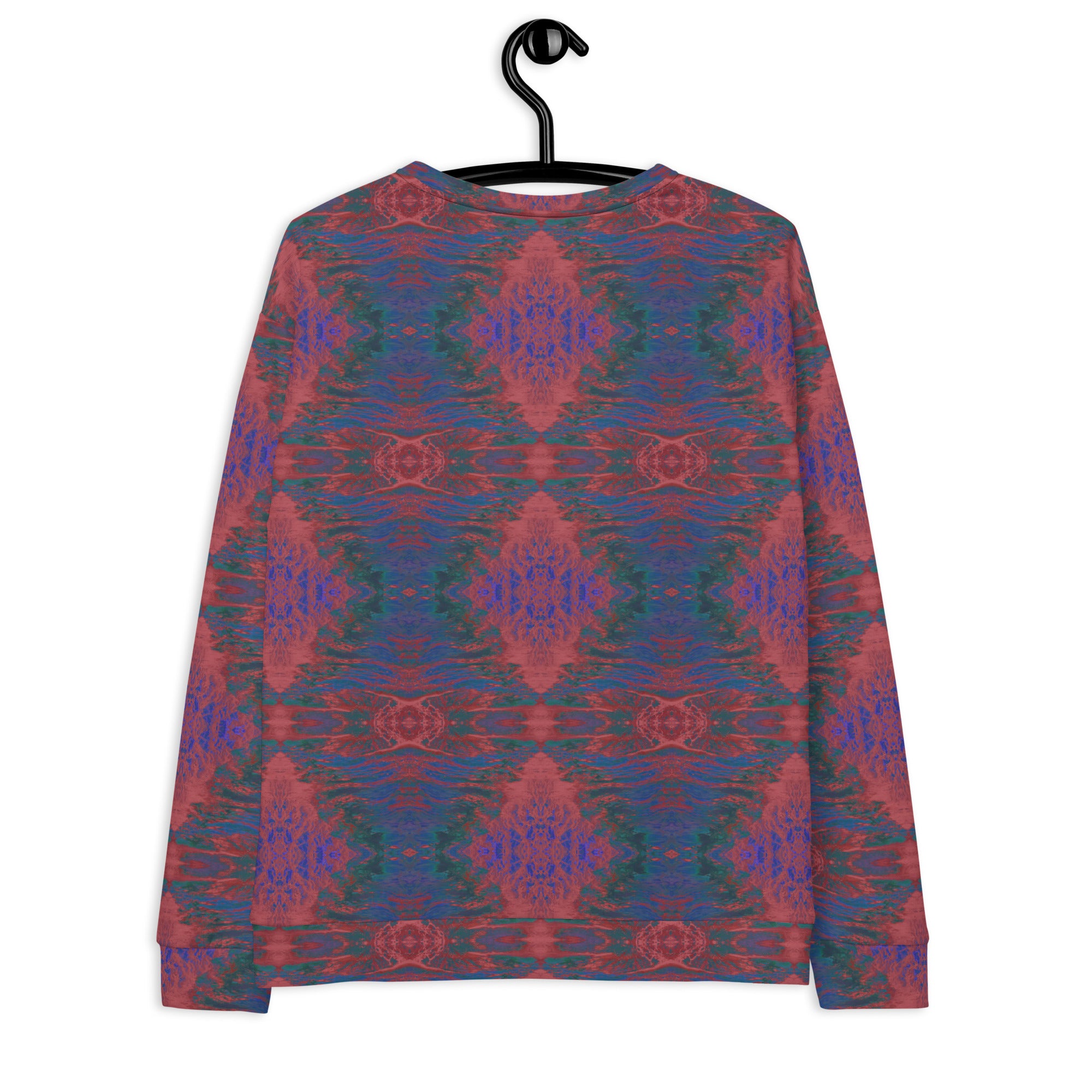 Salmon Reef Unisex Eco-Friendly Sweatshirt Triboca Arts   
