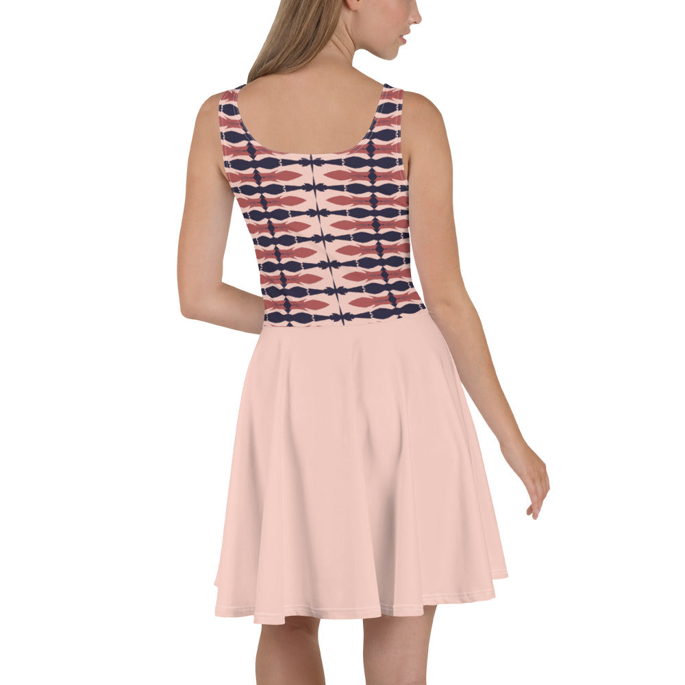 Gulf Shore Sleeveless Skater Dress Triboca Arts   