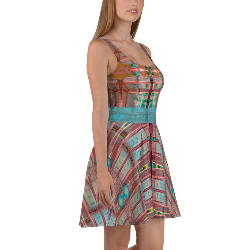 Footings Sleeveless Skater Dress Triboca Arts   