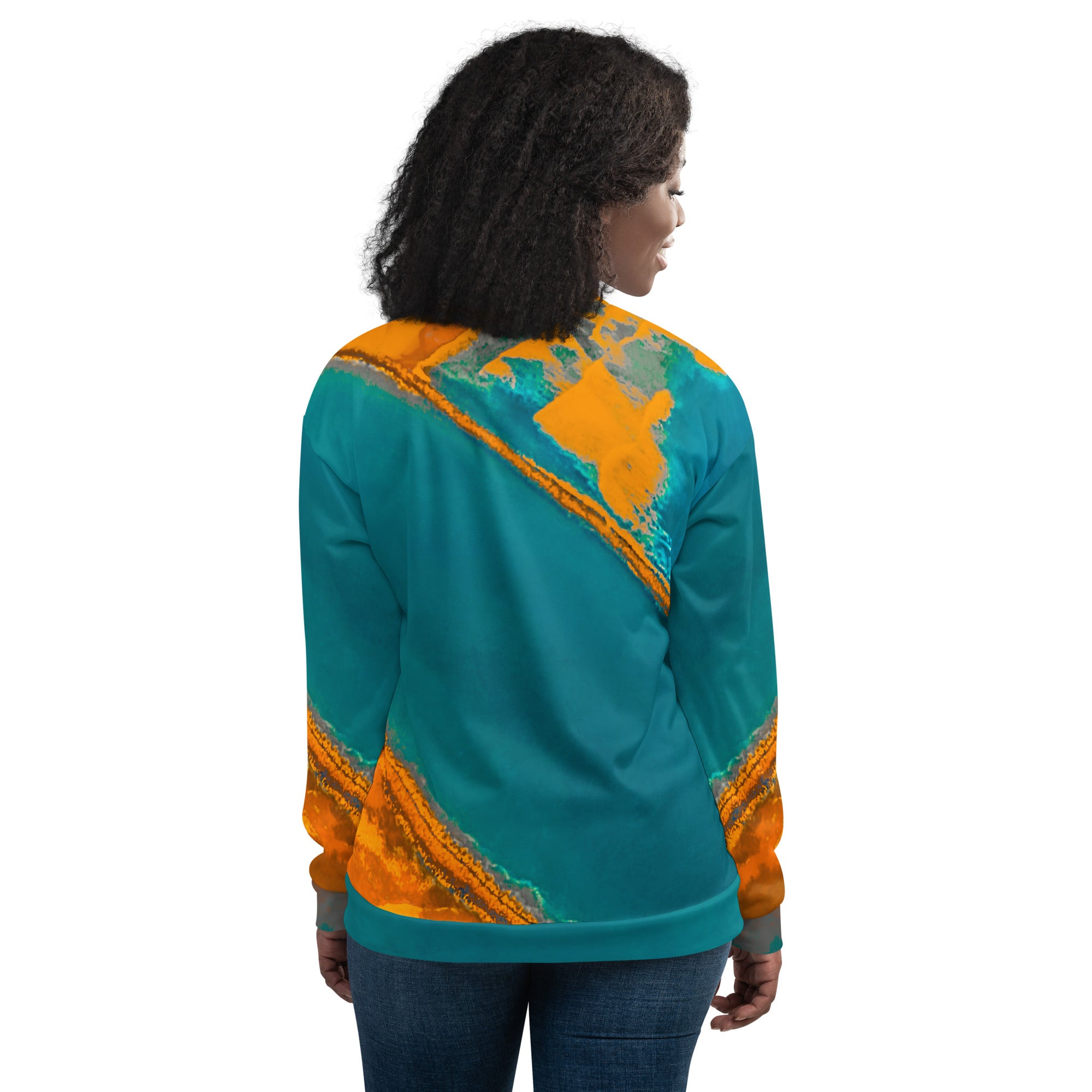 Bay Jetties Unisex Bomber Jacket Triboca Arts   