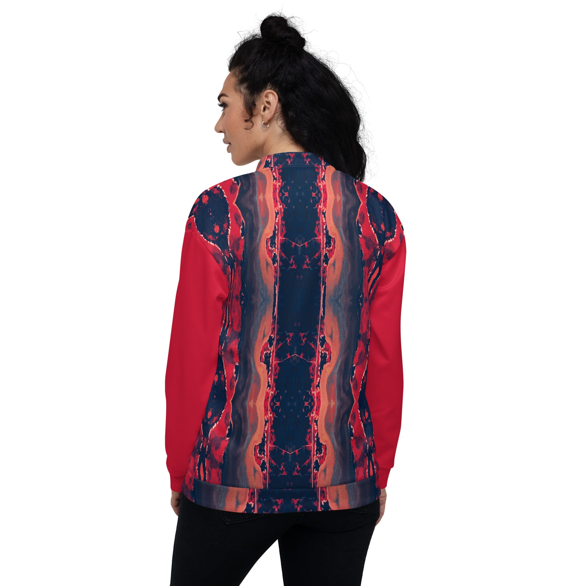 Gulf Shore Unisex Bomber Jacket Triboca Arts   