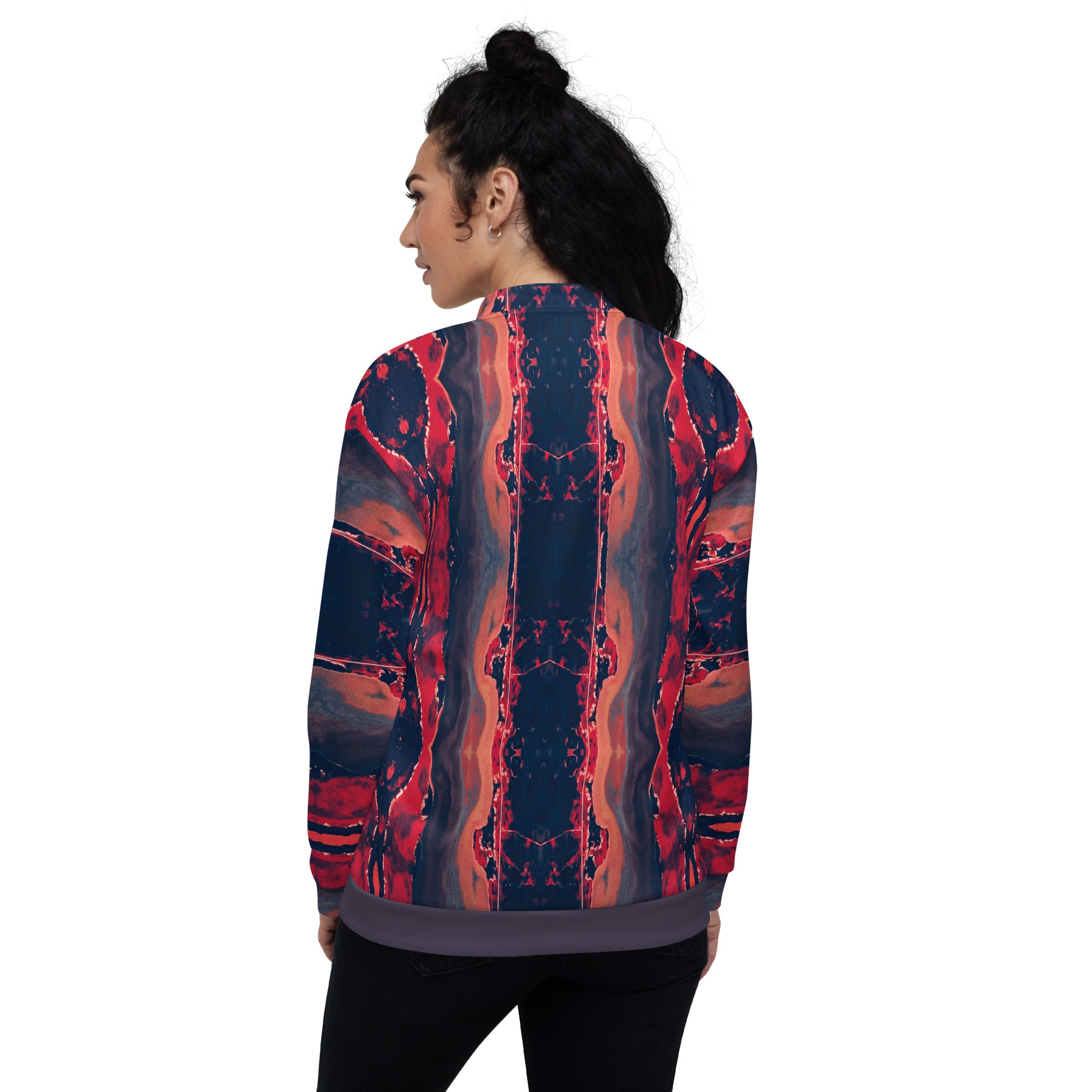 Gulf Shore Unisex Bomber Jacket Triboca Arts   