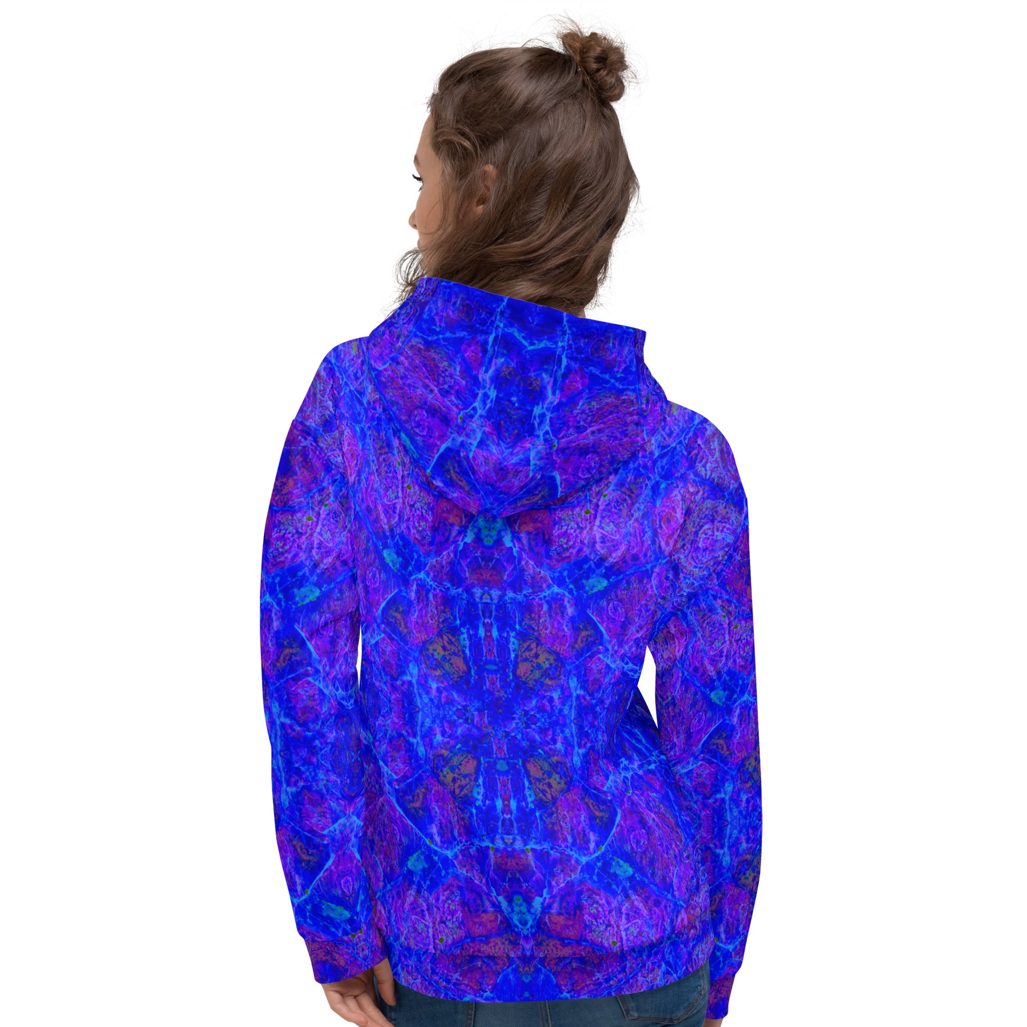 Blue Marble Women's Eco-Friendly Hoodie Triboca Arts   