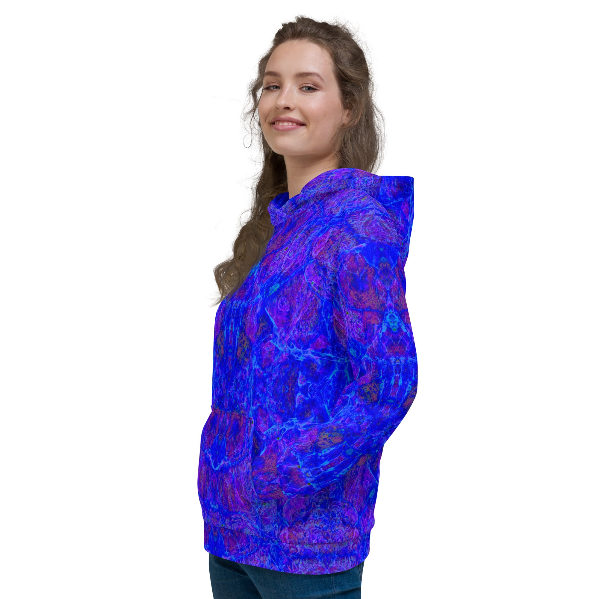 Blue Marble Women's Eco-Friendly Hoodie Triboca Arts   