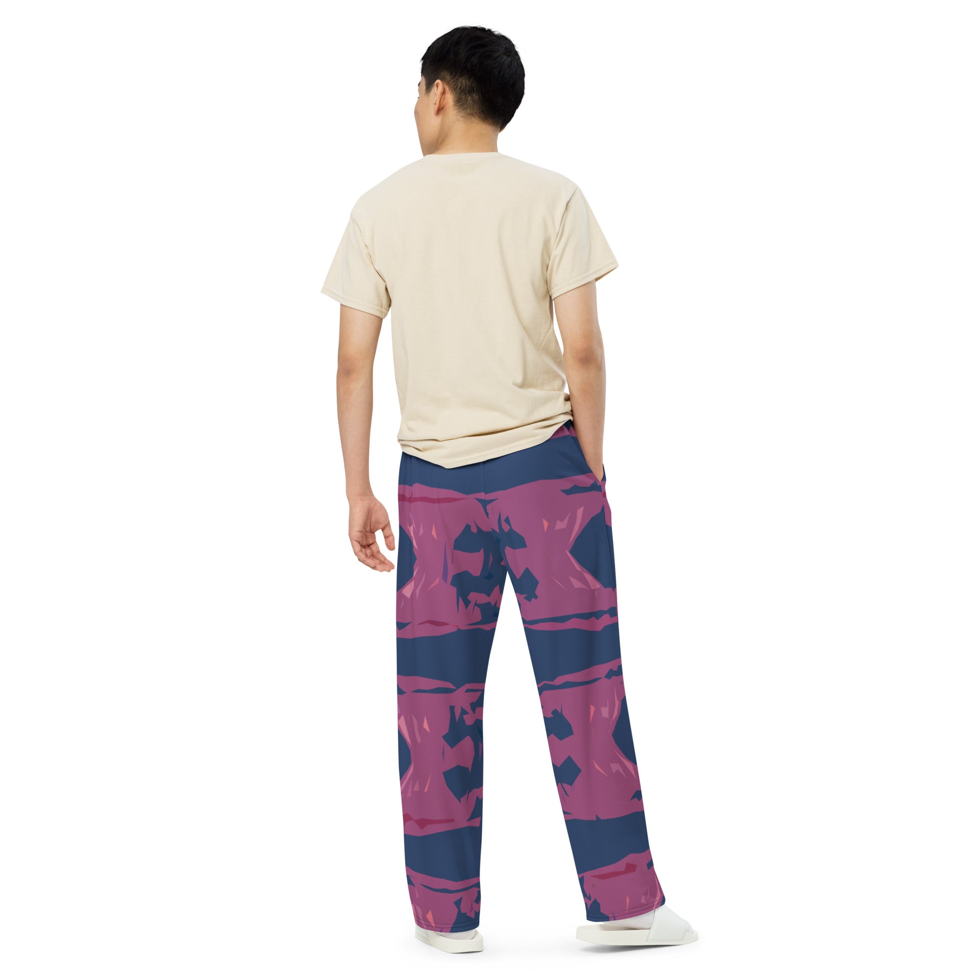 Bay Jetties Unisex Wide-Leg Pajama Pants Triboca Arts   