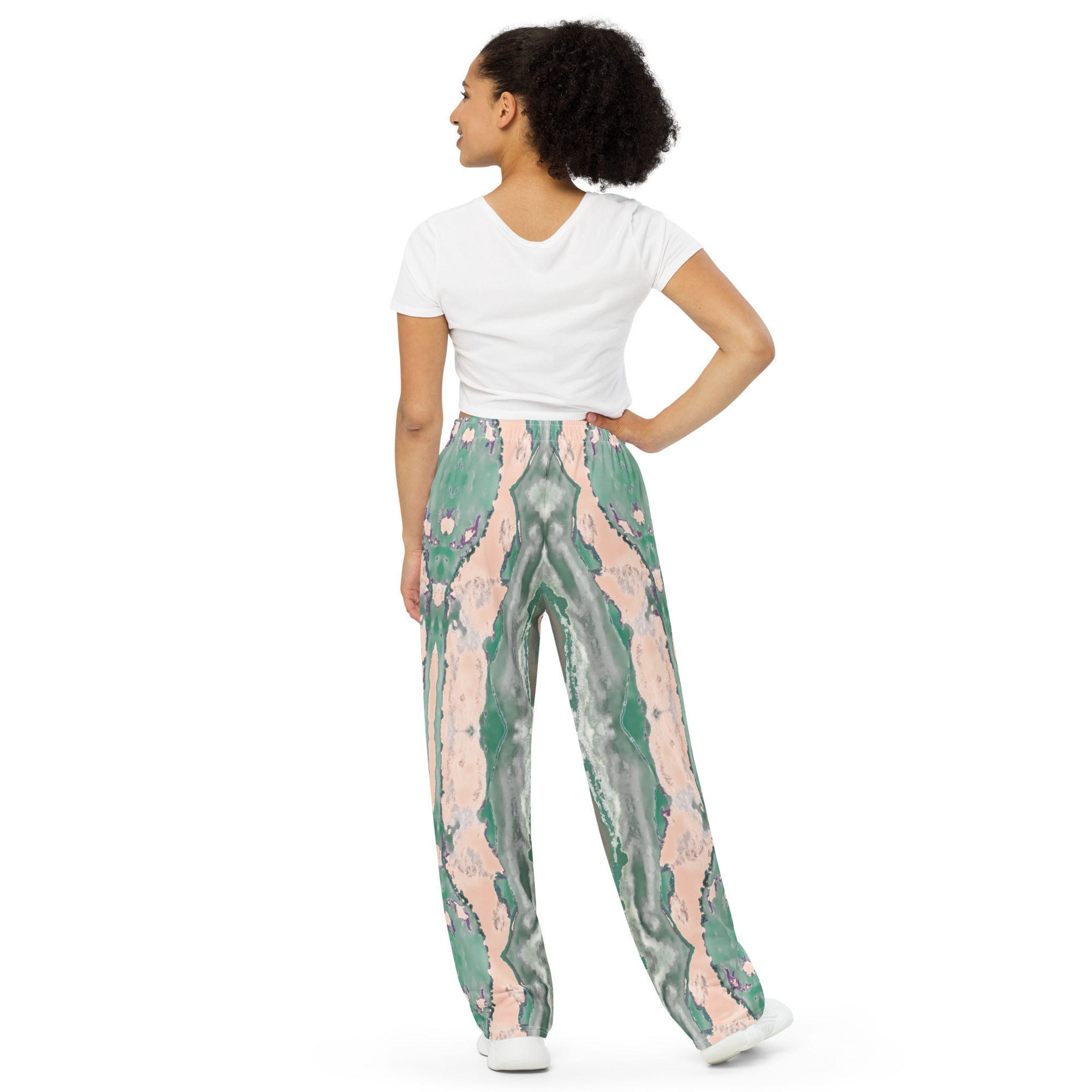 Gulf Shore Unisex Wide-Leg Pajama Pants Triboca Arts   