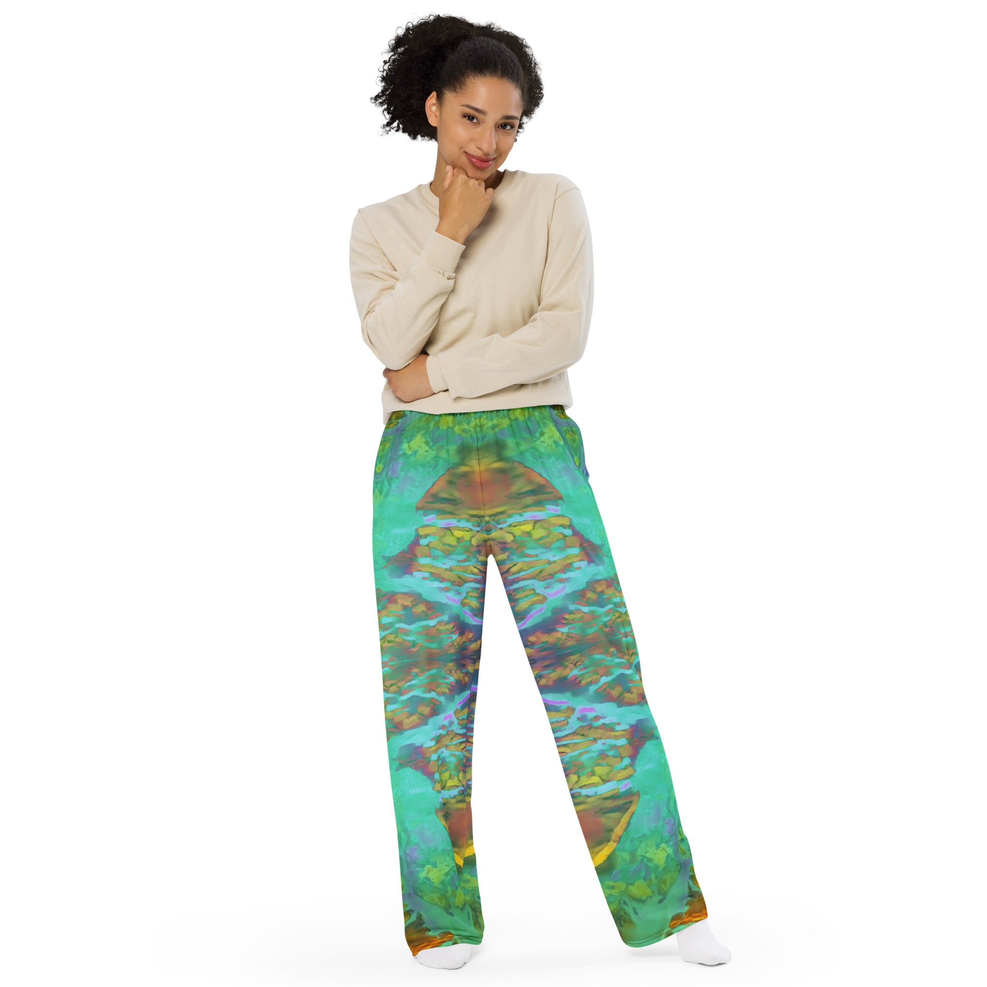 Gold Canyon Women's Wide-Leg Pajama Pants Triboca Arts   