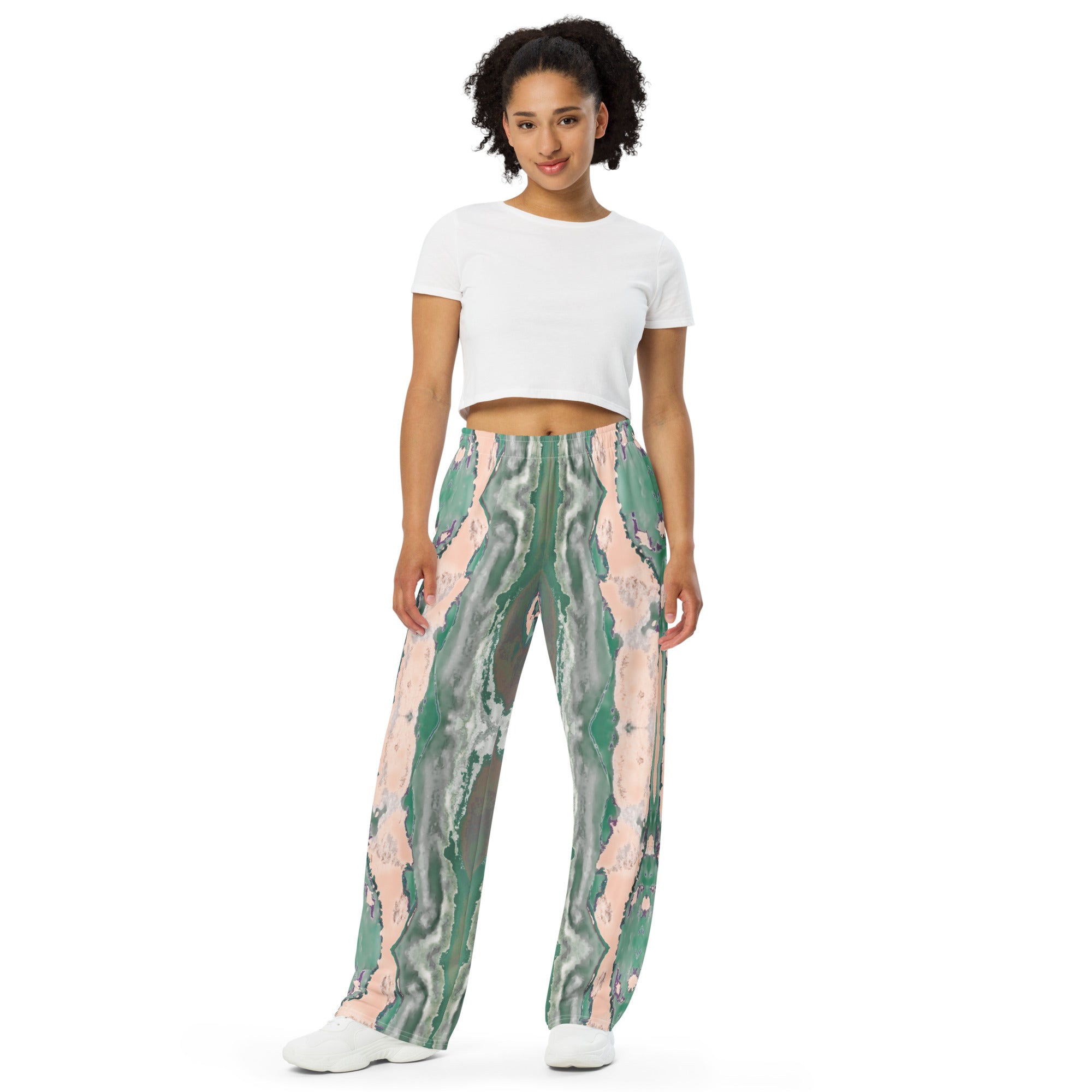 Gulf Shore Unisex Wide-Leg Pajama Pants Triboca Arts 2XS  