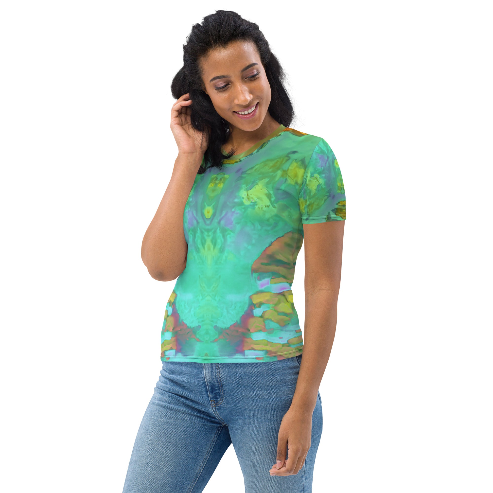 Gold Canyon Women's Crew Neck T-Shirt Triboca Arts   
