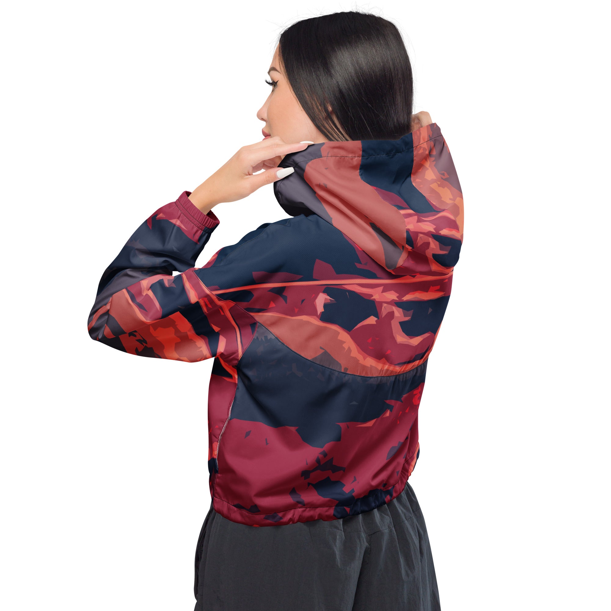 Gulf Shore Women’s cropped windbreaker Triboca Arts   