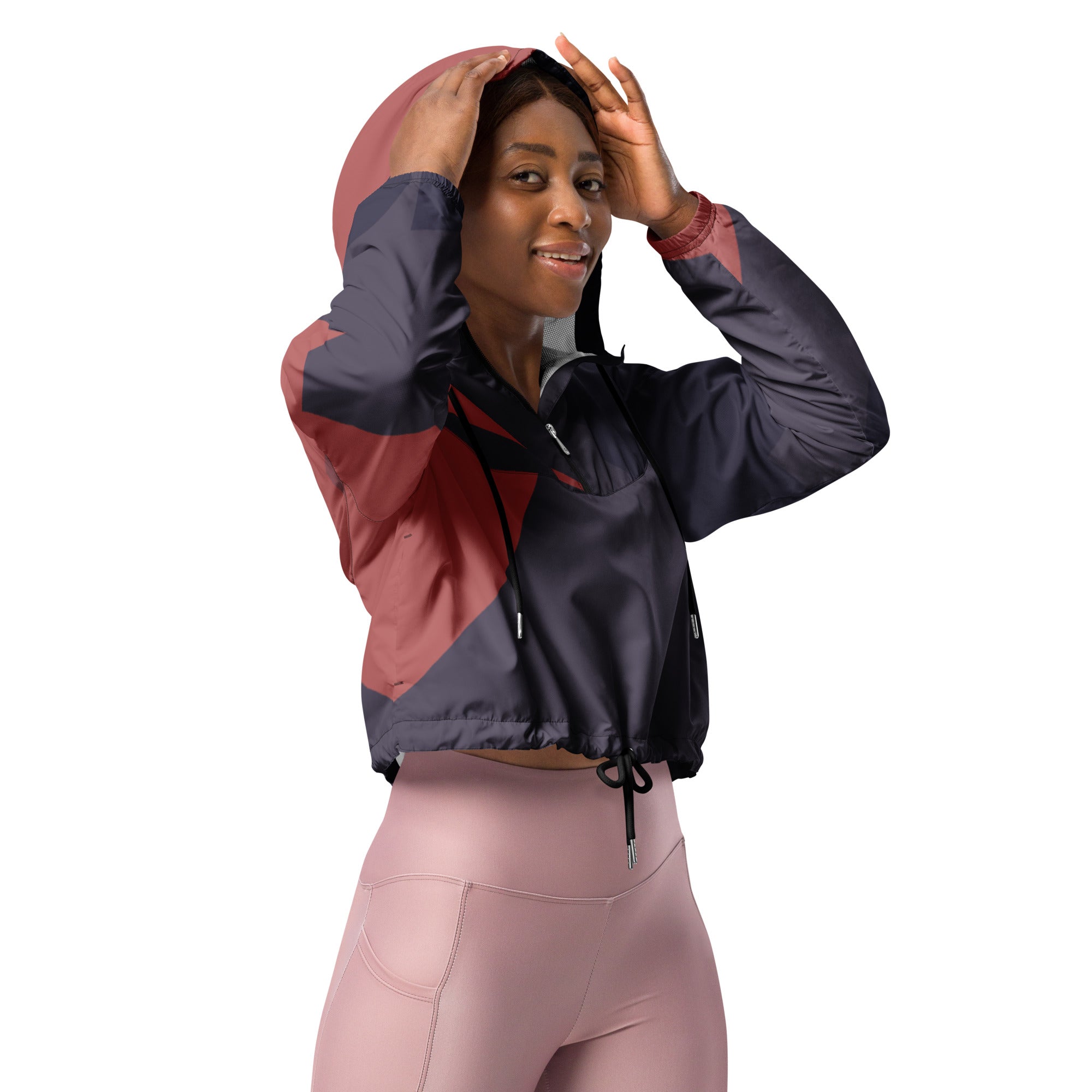 Gulf Shore Women's Cropped Windbreaker Triboca Arts   