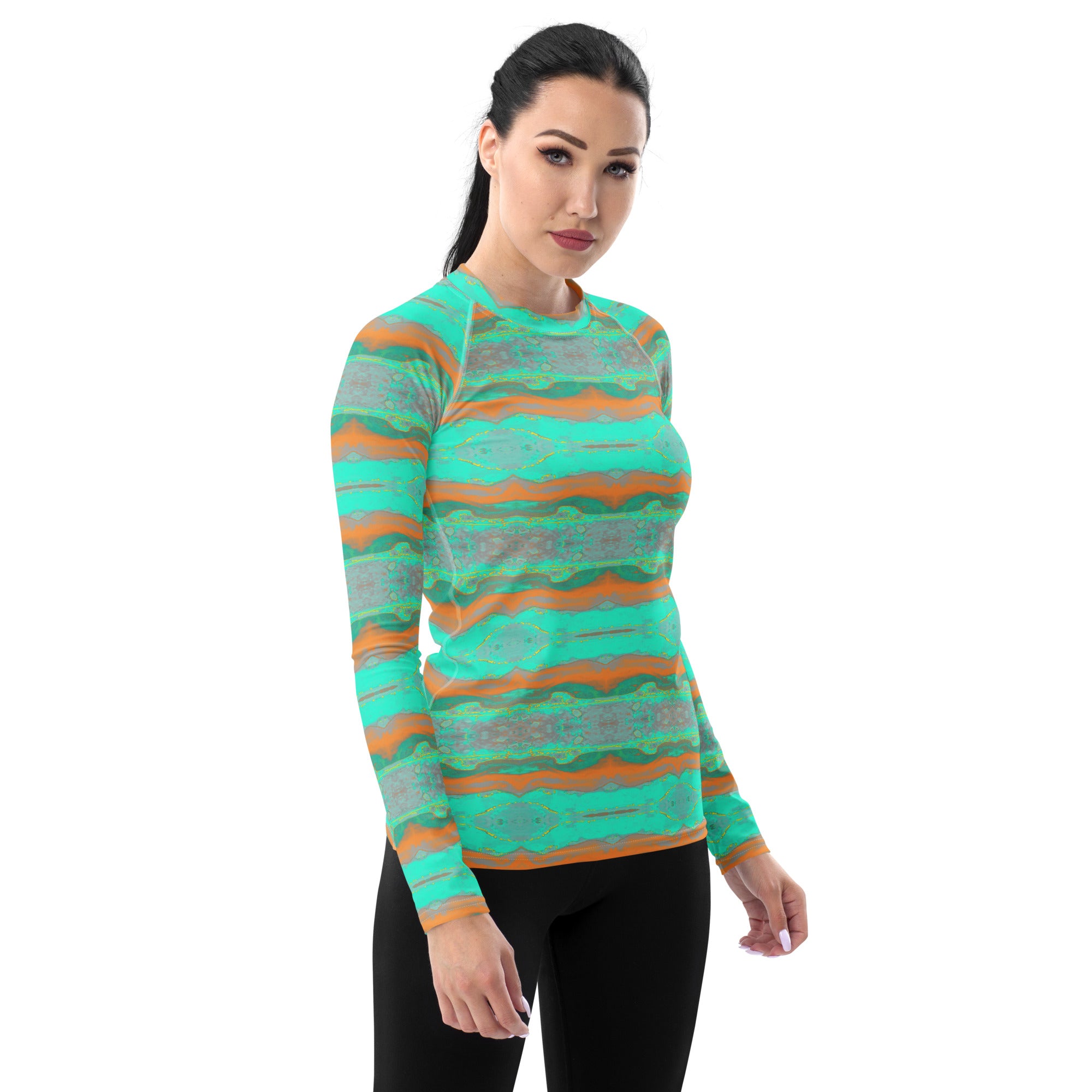 Gulf Shore Women's Long-Sleeve Rash Guard Triboca Arts   
