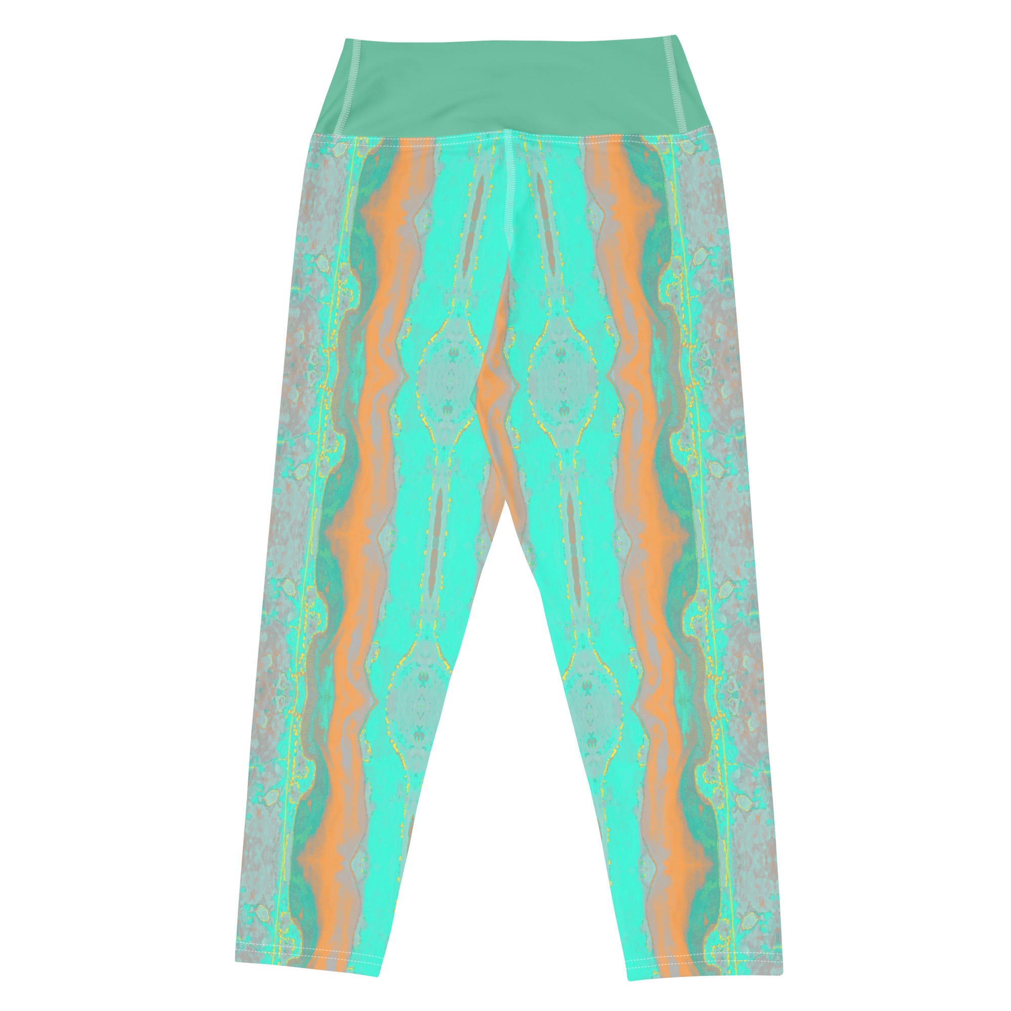 Gulf Shore Yoga Capri Leggings Triboca Arts   